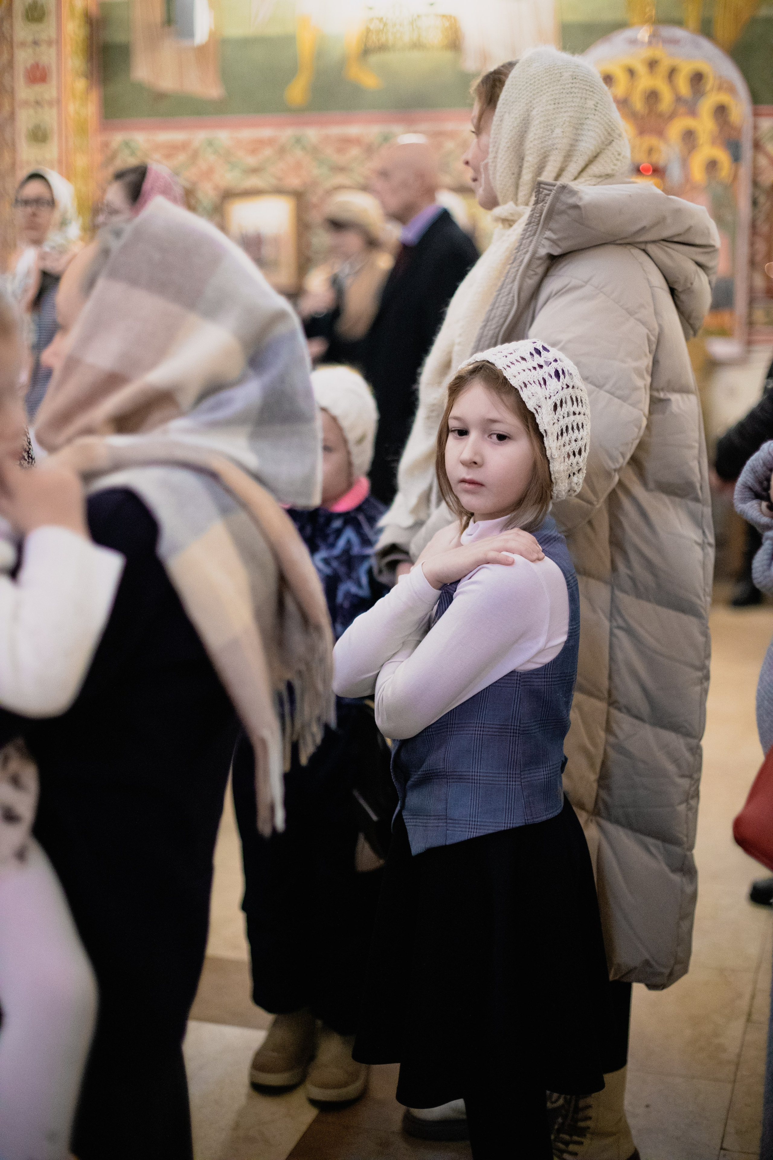 Праздничное богослужение Святителю Николаю 19 декабря. Интерьерный фотограф в Москве Роман Потапов