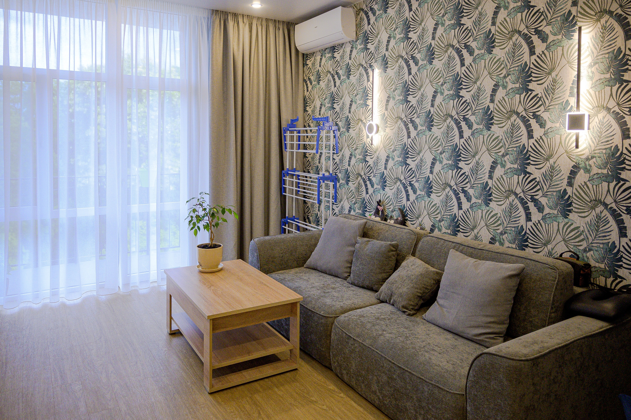 The apartment is 98 m2. Fotograf Dmitrii Donets