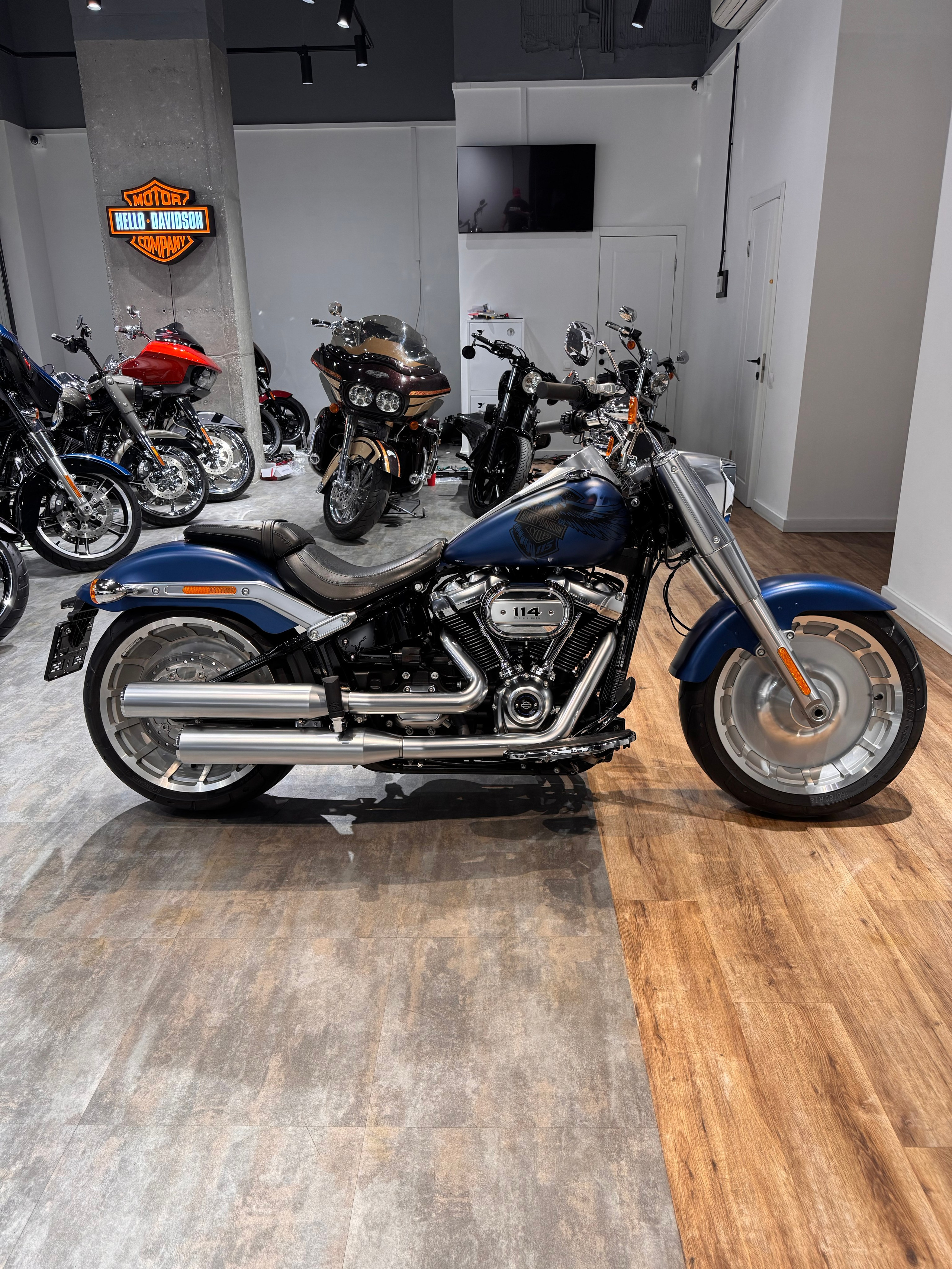 Harley Davidson Sportster 114 FAT BOY — купить мотоцикл. Hello Davidson, Москва. Только хорошие мотоциклы…