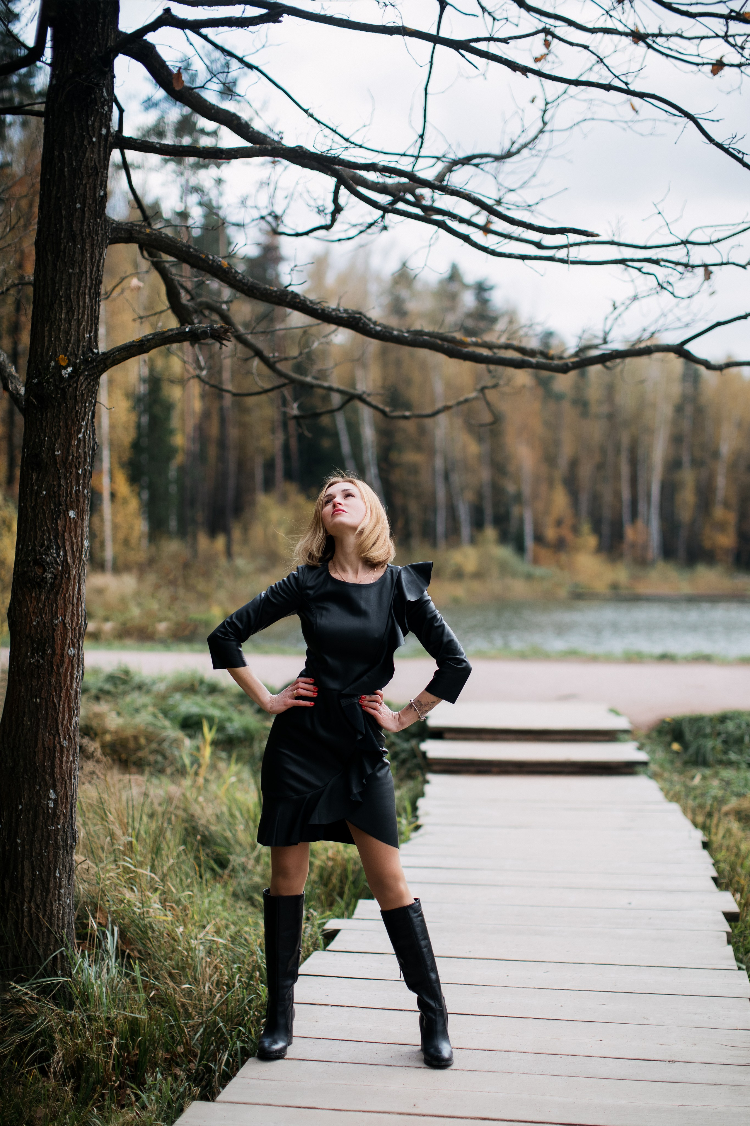 Улица & природа. Модель Москва каталожная и творческая съемка Anna Antlers