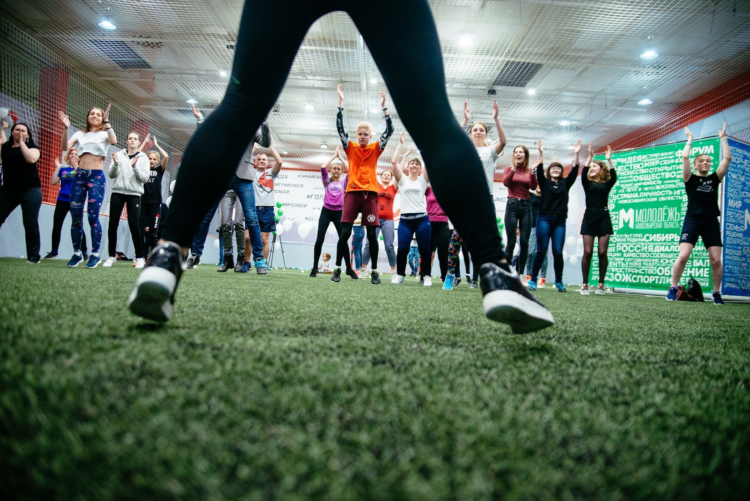 Фотограф на мероприятие, Новосибирск. Репортаж с открытия спортивного мероприятия «100 дней ЗОЖ»