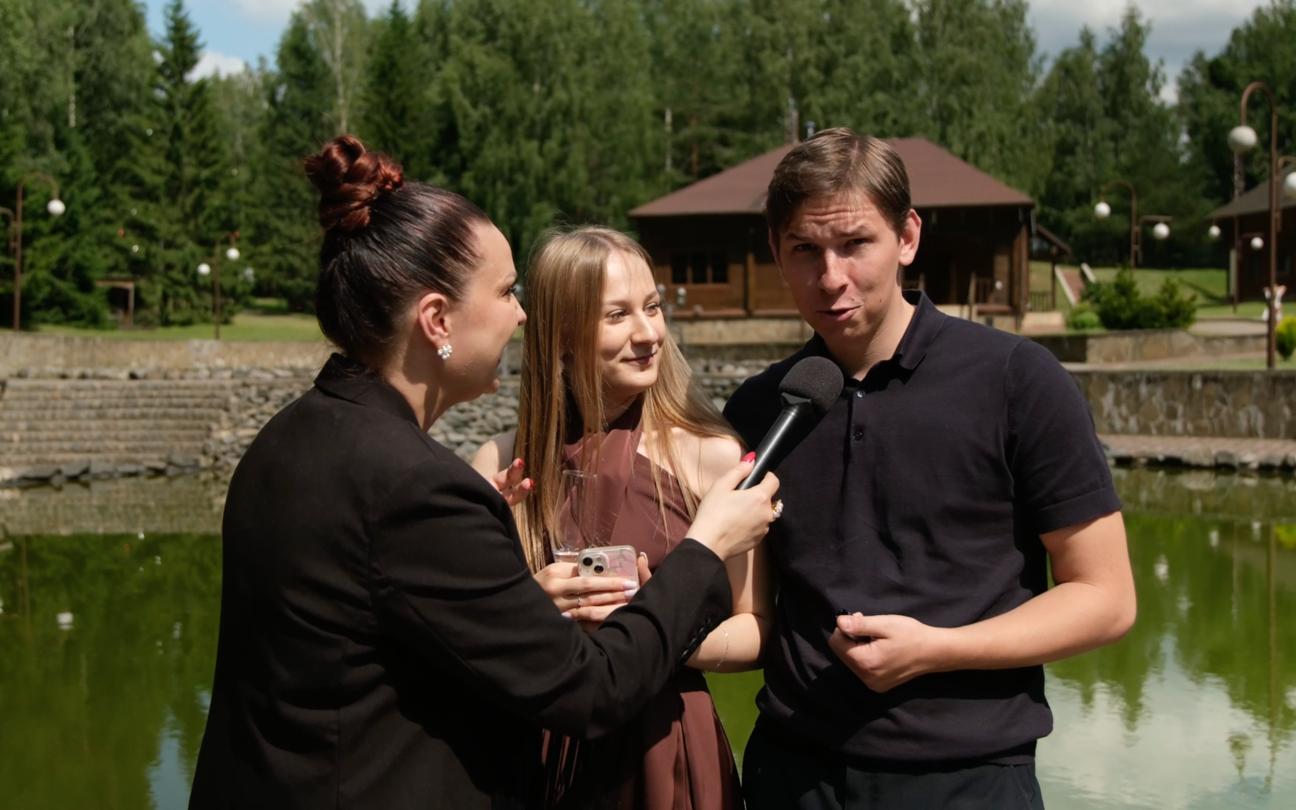 Свадебное SDE интервью в Сосновое. Репортажный видеограф Илья Сухоносиик