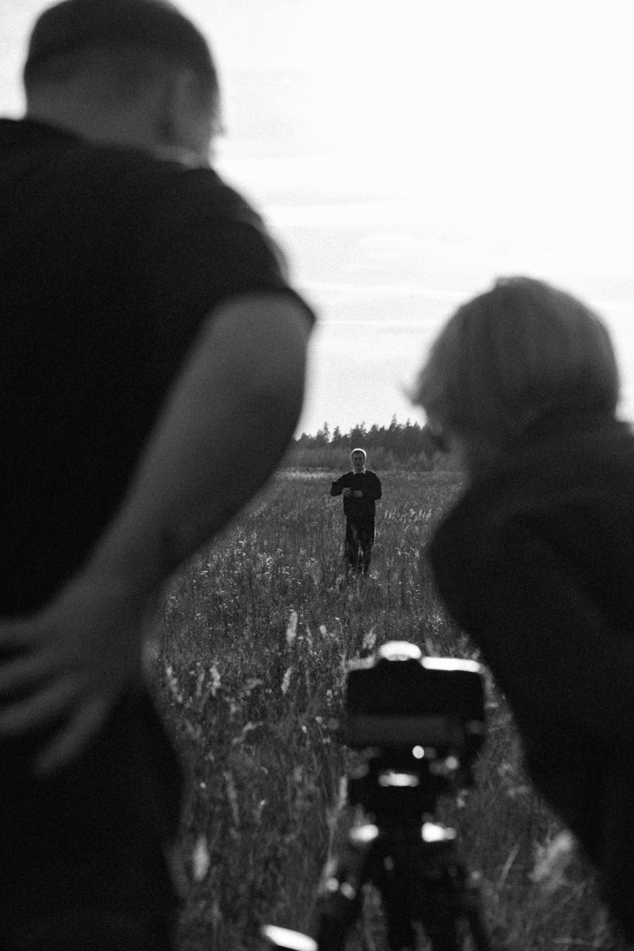 Backstage. Съемка клипа в поле. Фотограф Анастасия Кулешова