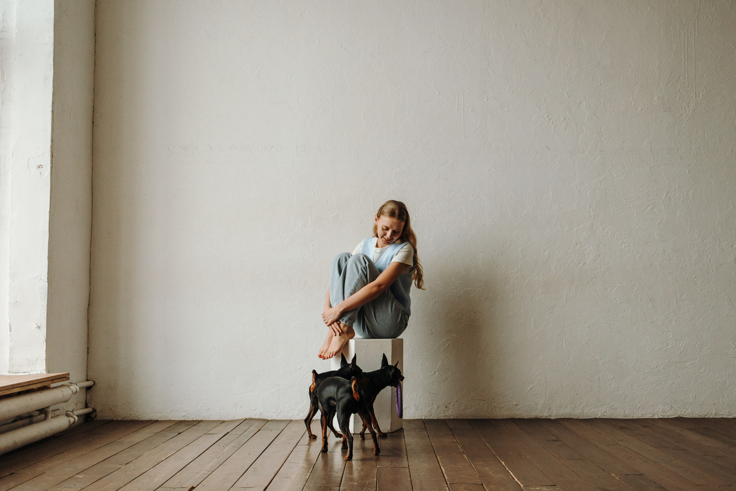 Катя и ее мальчики. Фотограф — Анималист | Санкт-Петербург