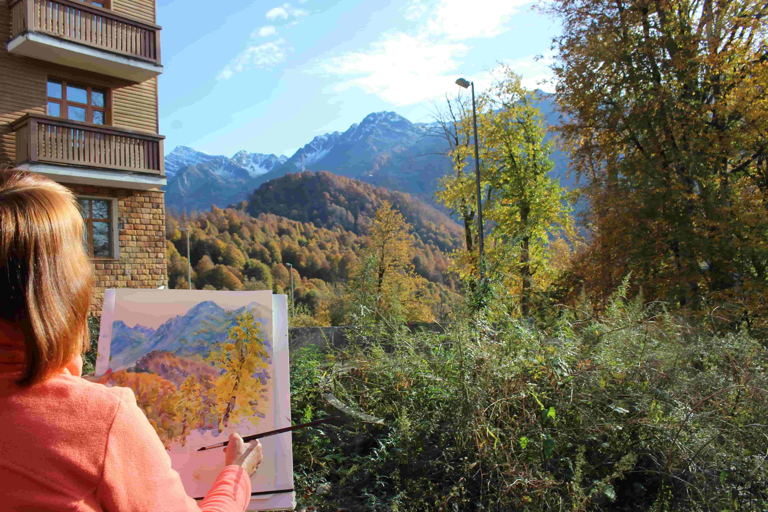 ПЕЙЗАЖИ. Свет акварели Галины Поплавской