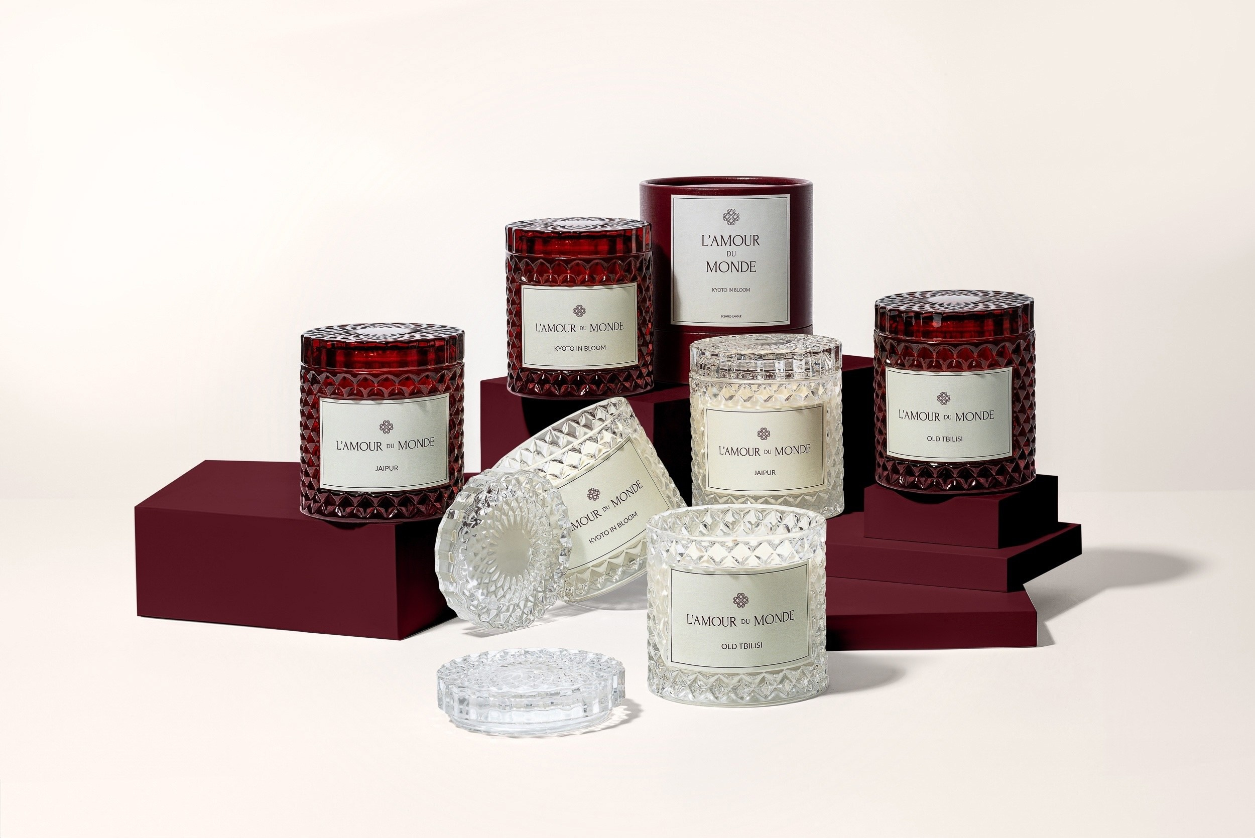 Свечи L, amour du Monde. Предметная фотосъемка в Москве. Предметная фотостудия Москва