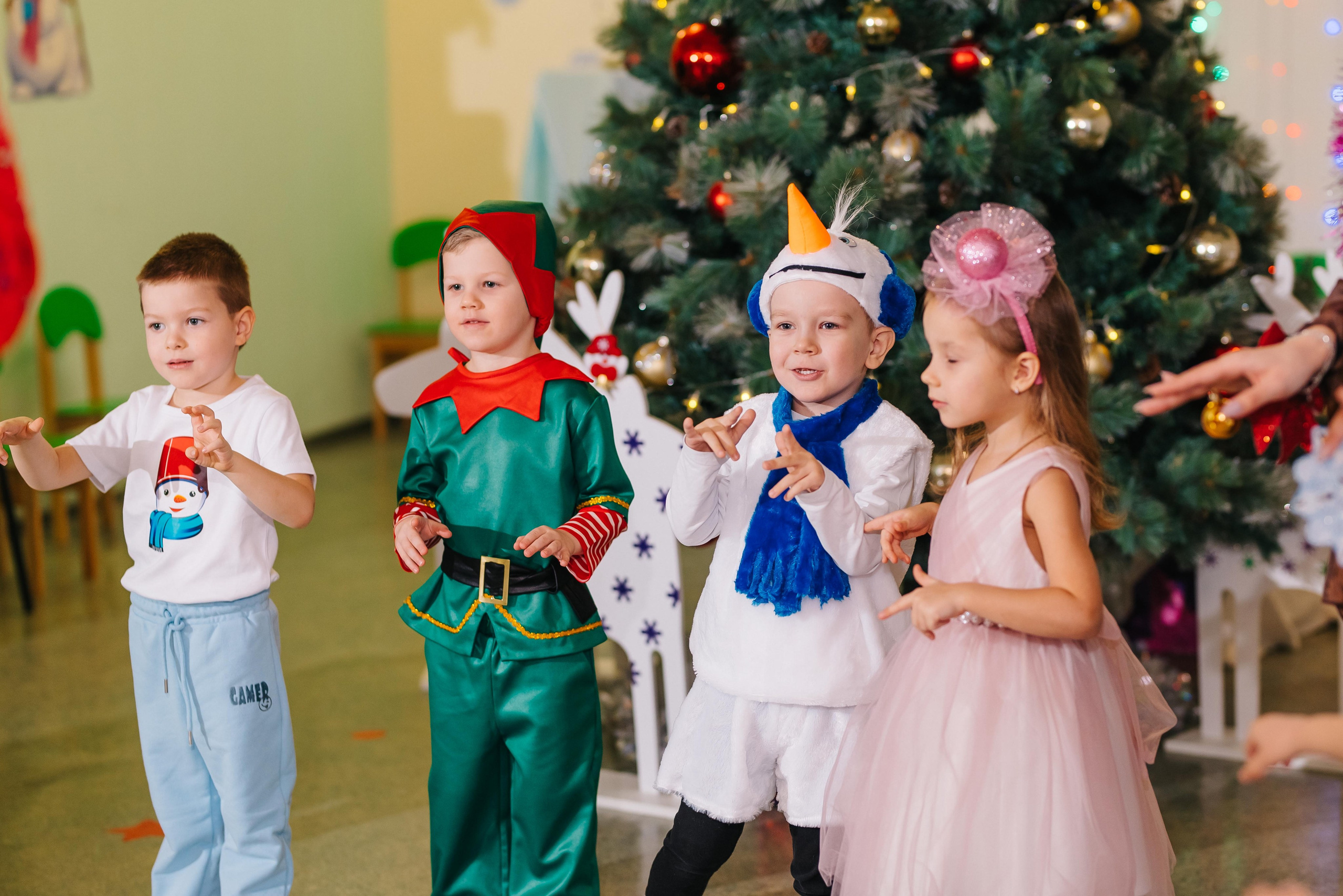 Новогодние утренники в детском саду. Свадебный и семейный фотограф Яна Стражева. Волгоград, Москва