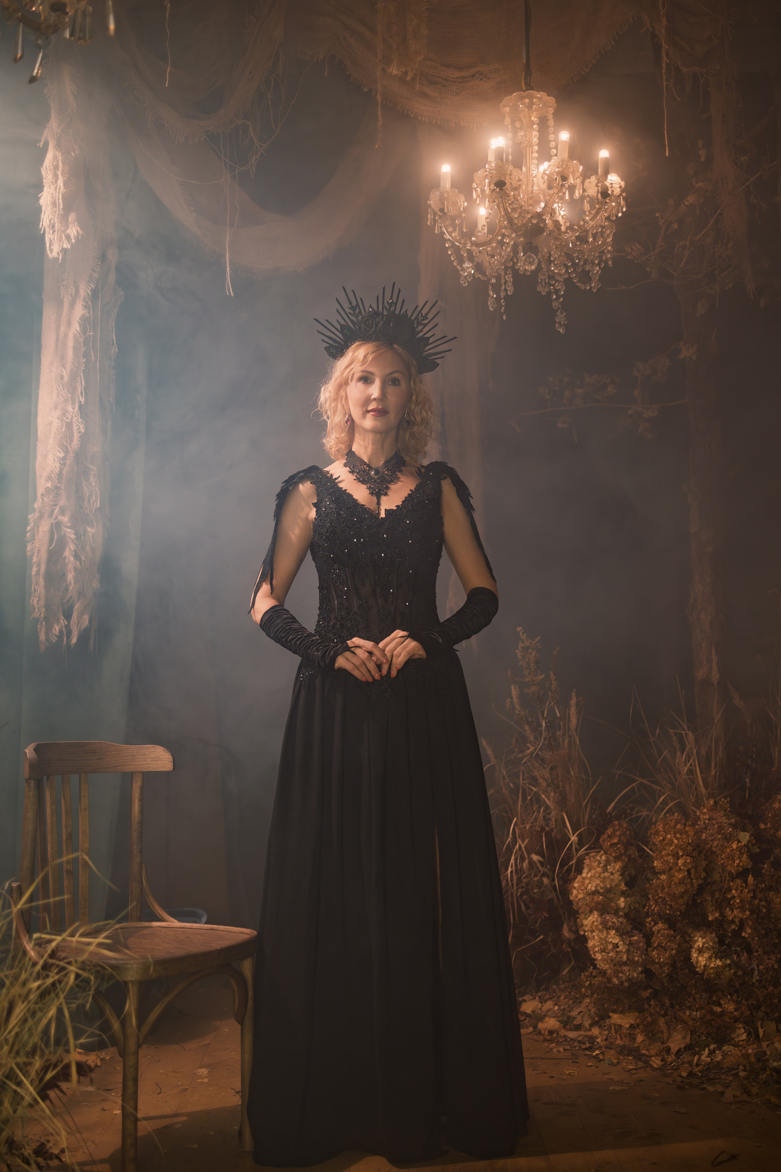 Оксана. Заброшенный театр. Репортажный, семейный и студийный фотограф в Москве Демин Алексей