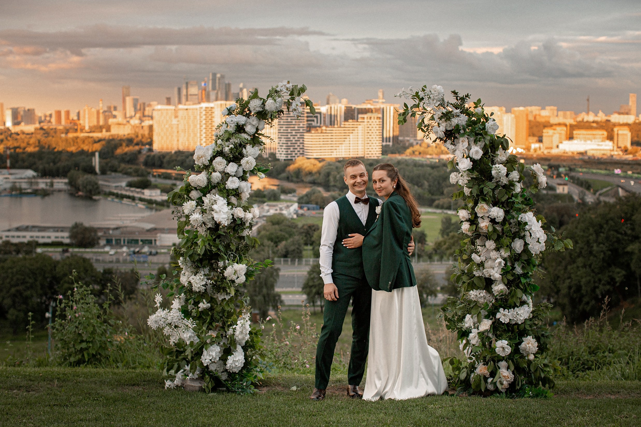 Свадьба на природе. Свадебный и портретный фотограф Москва