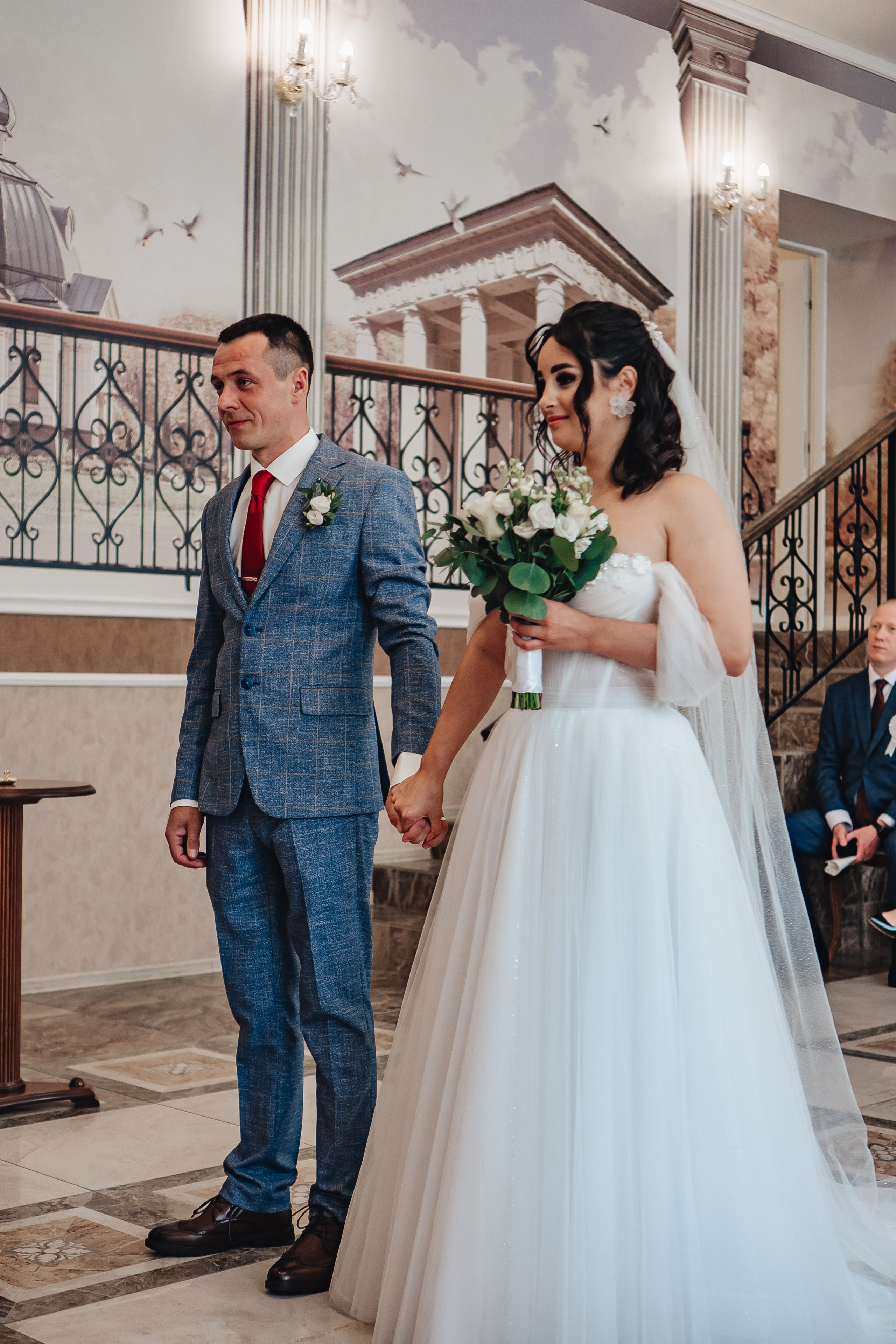 СВАДЕБНАЯ СЬЕМКА В ЗАГСЕ НА МОСКОВСКОМ ПРОСПЕКТЕ. Профессиональный фотограф, Санкт-Петербург — Виктория Богомолова