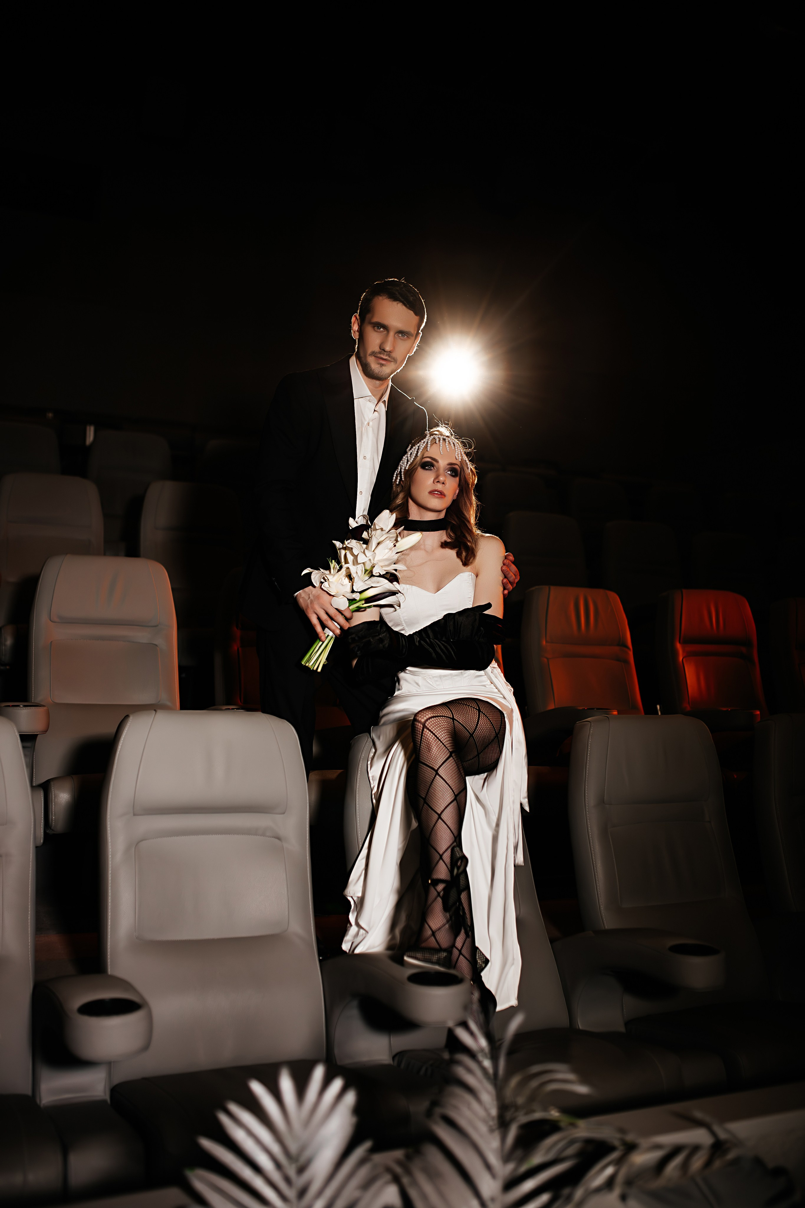 Свадьба в кинотеатре. Фотограф Санкт-Петербург Раднаева Юлия