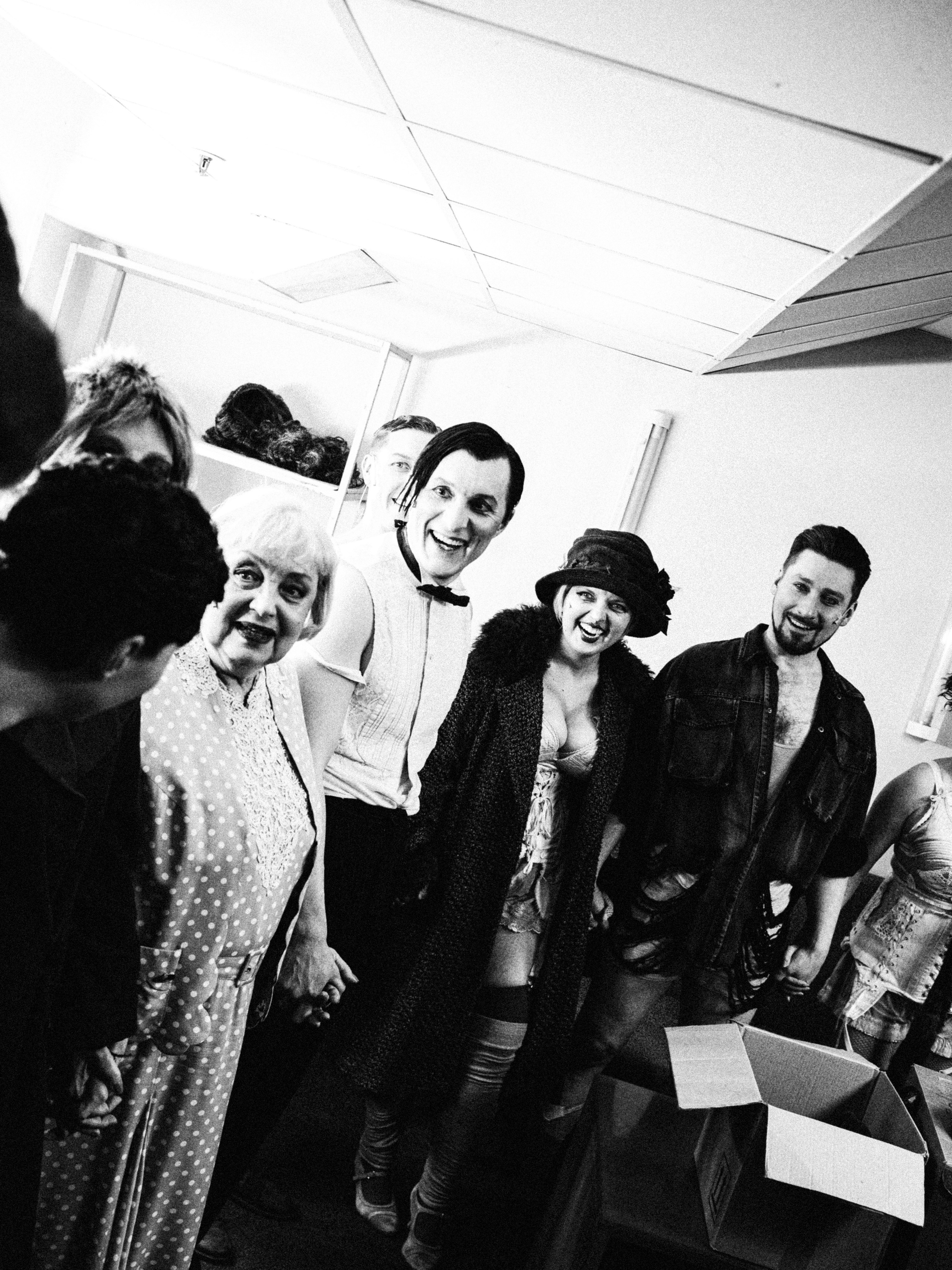 Theatre backstages. Portrait and backstage photographer Nina Crane
