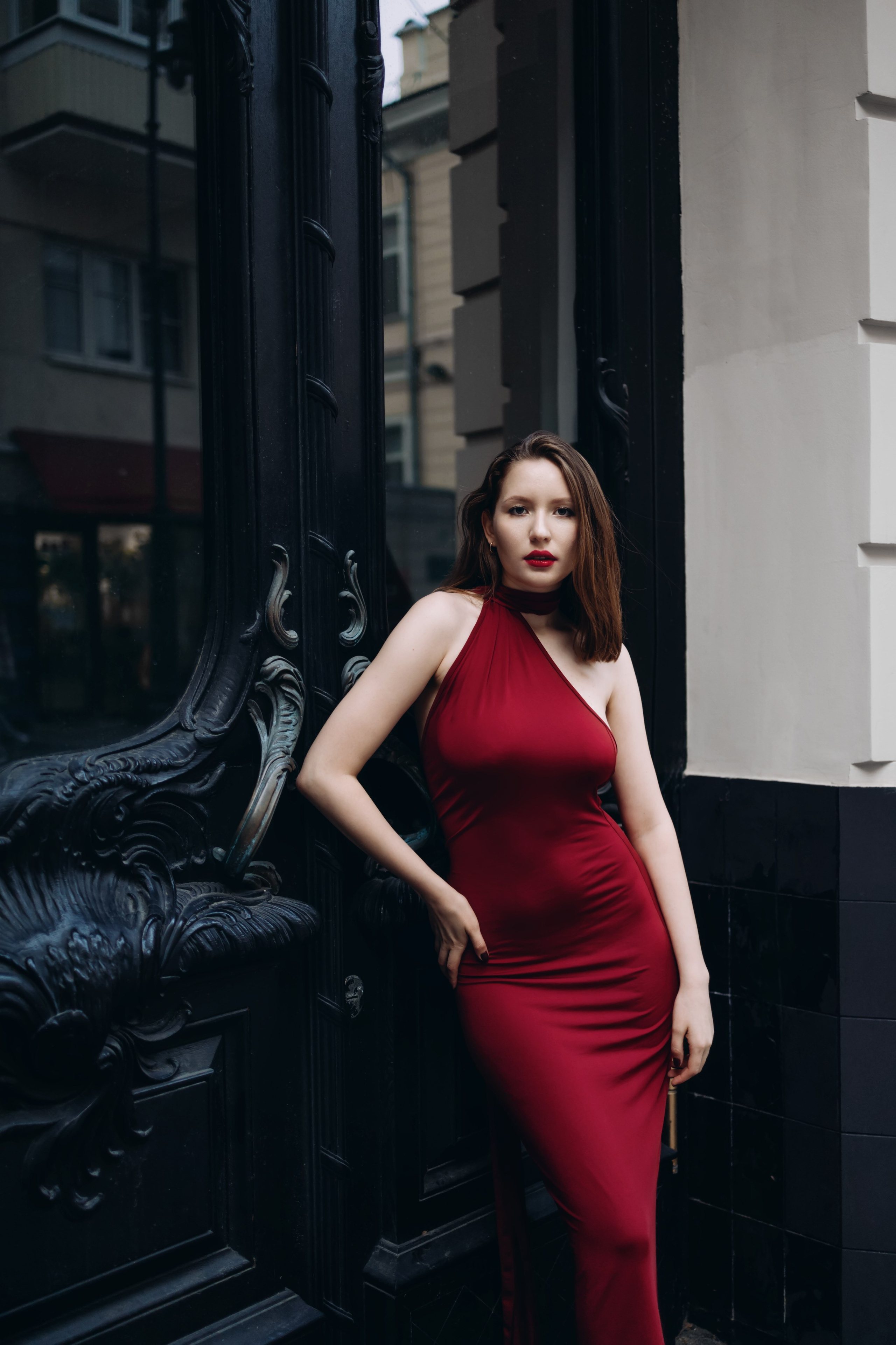 Красное платье. Фотограф Наталья Молчанова