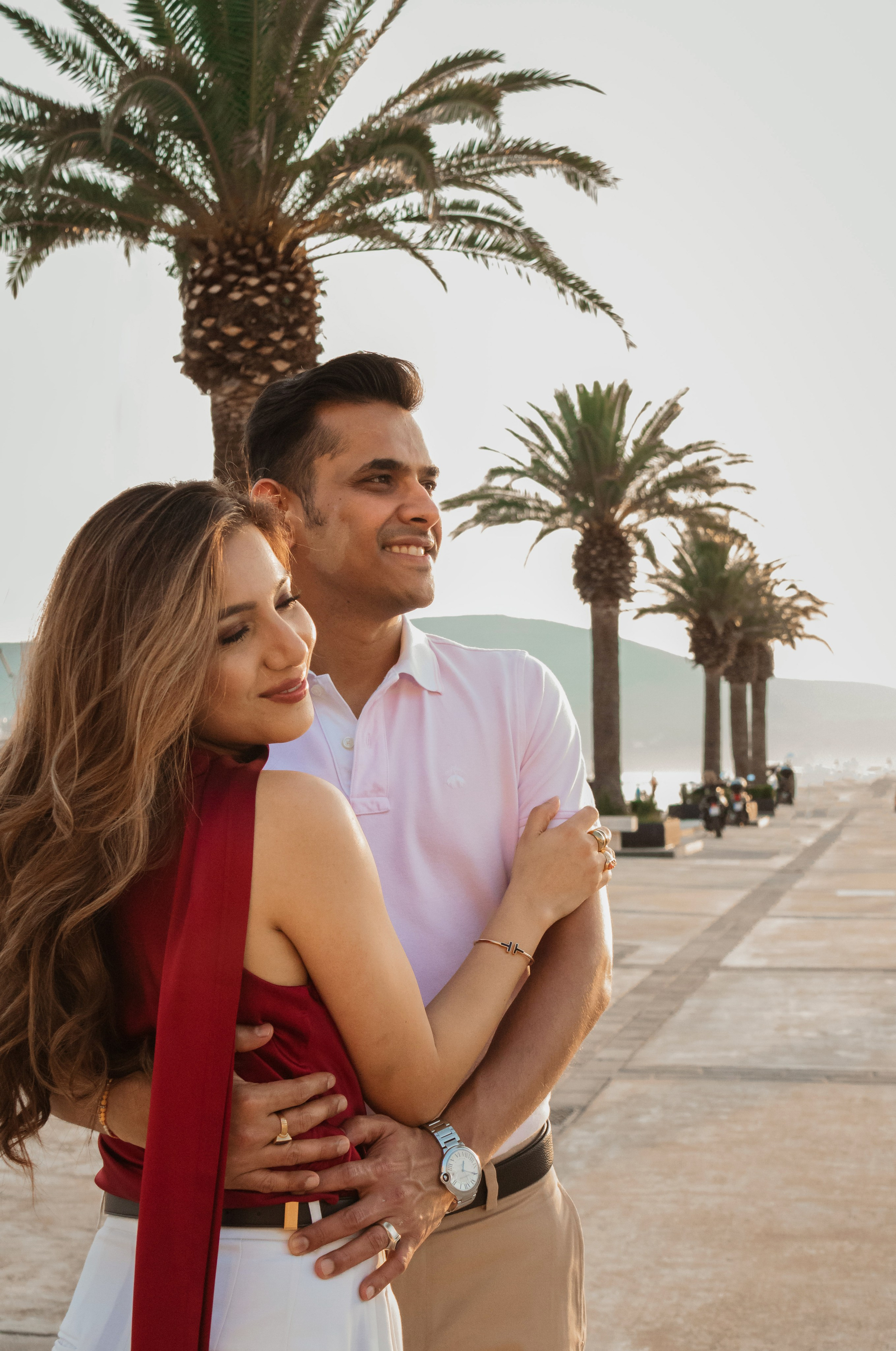 Nisha & Bharat Montenegrin anniversary. Portrait photographer in Tivat Montenegro Katerina Kirsanova