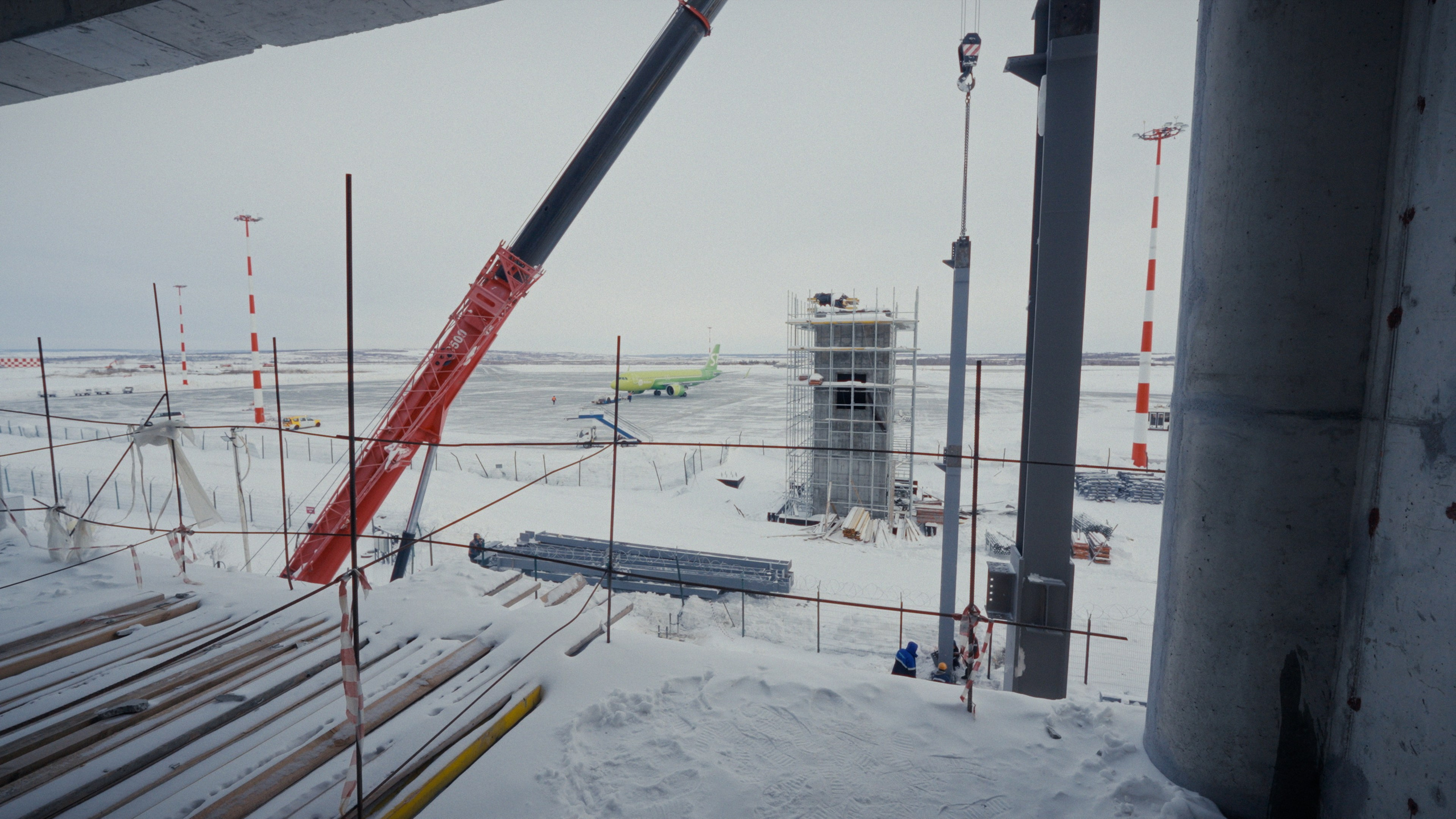 Строительство аэропорта в Благовещенске (promo). Цветокоррекция видео онлайн Иван Сержанов