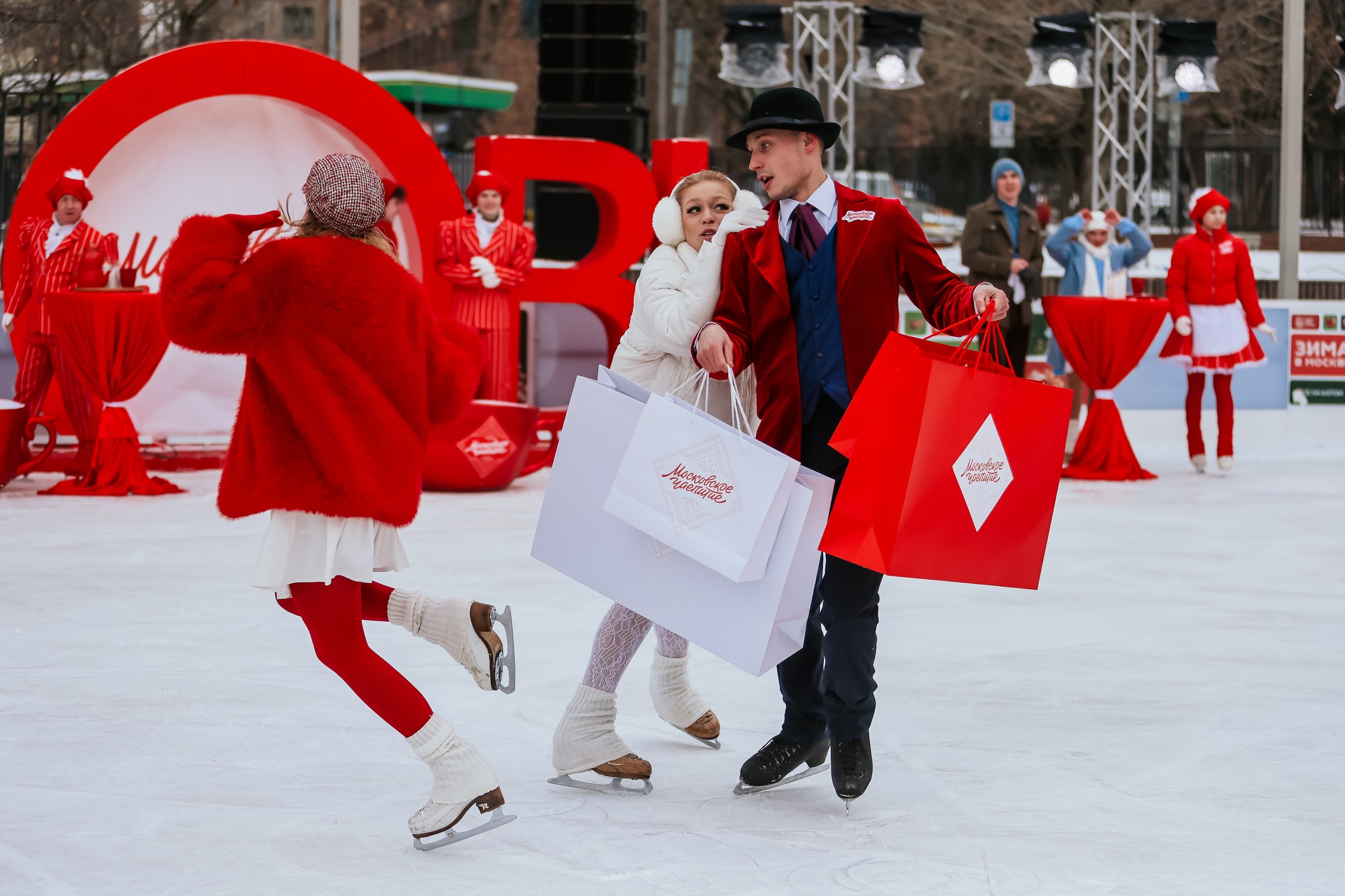 Ледовое шоу Сити каток Московское Чаепитие. Фотограф и видеограф Анна Домашенко