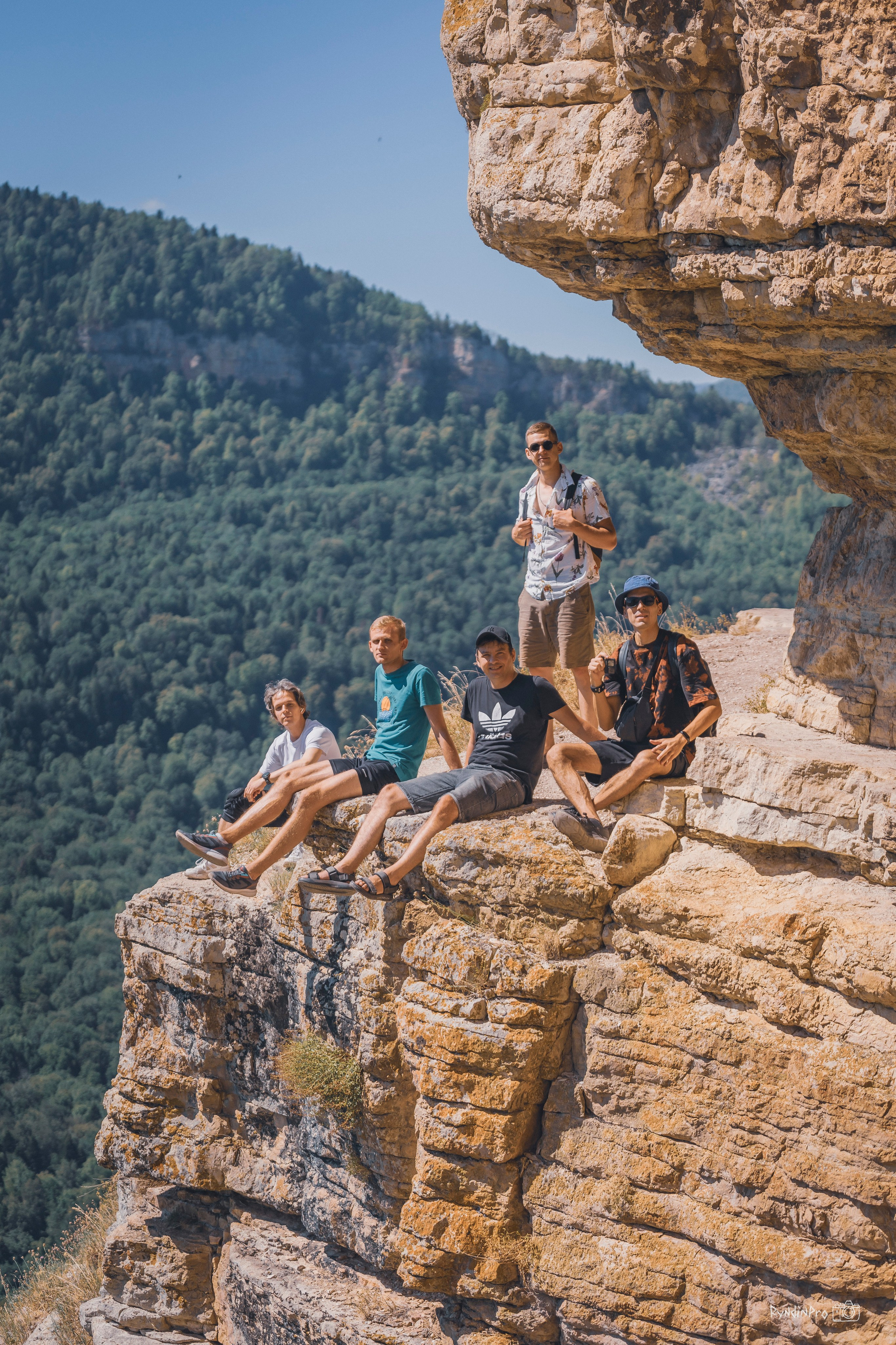 Поход на Орлиную полку + Университетский водопад с командой Мадьяр 15.08.24. Репортажный фотограф в Краснодаре Рындин Дмитрий