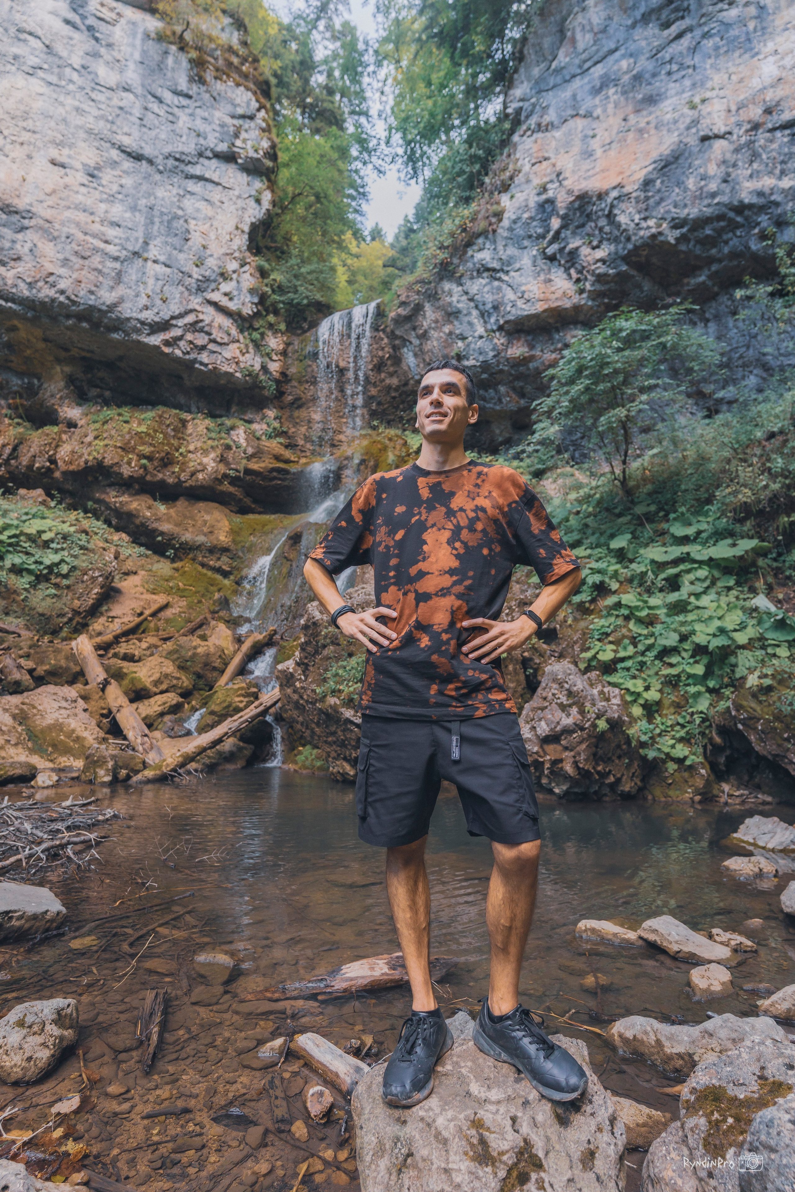 Поход на Орлиную полку + Университетский водопад с командой Мадьяр 15.08.24. Репортажный фотограф в Краснодаре Рындин Дмитрий