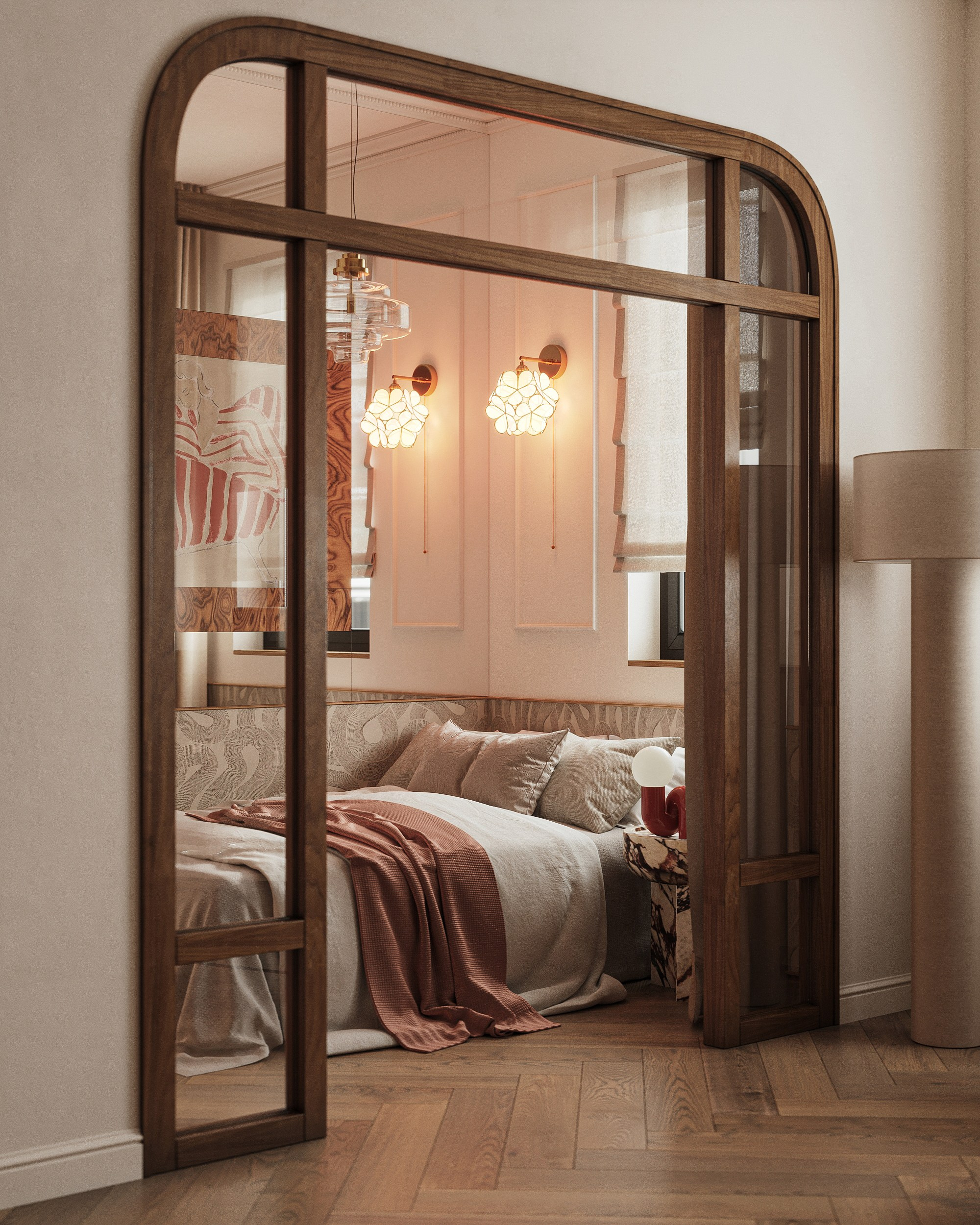 Studio apartment in Krakow. 3D-визуализатор интерьеров Мария