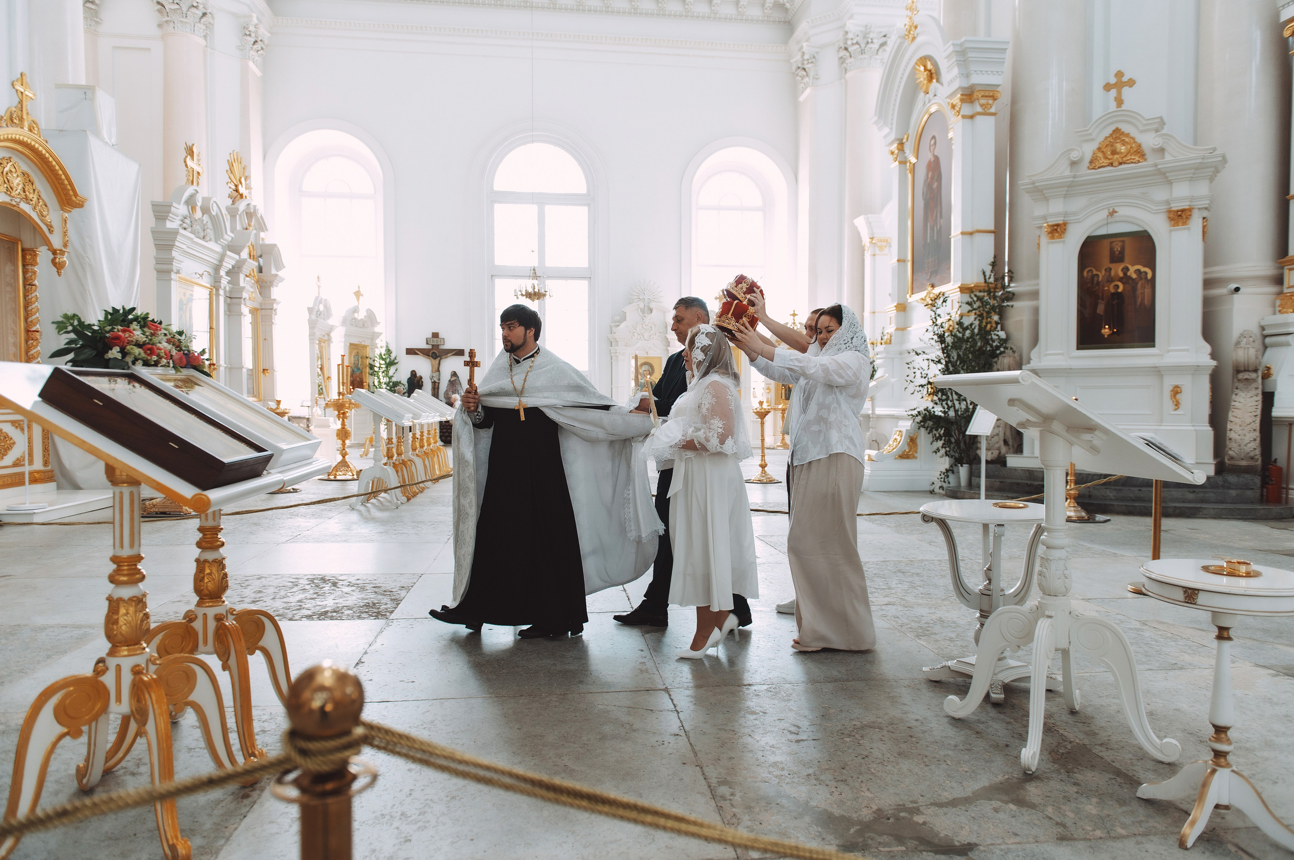 Алена и Сергей. смольный собор. Свадебный и семейный фотограф в Санкт-Петербурге — Мария Черепанова