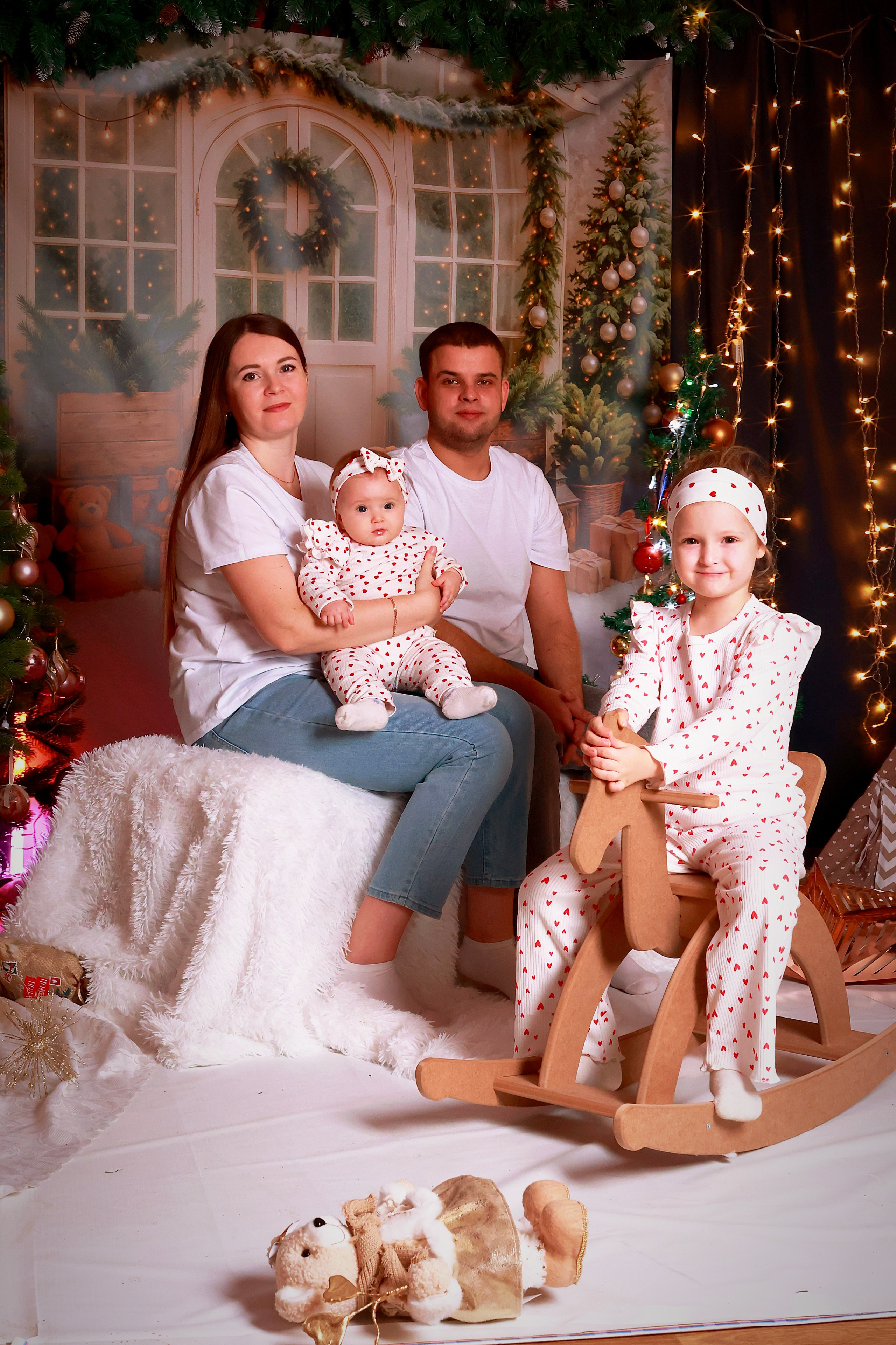 Новогодняя семья. Фотолаборатория Ваниль