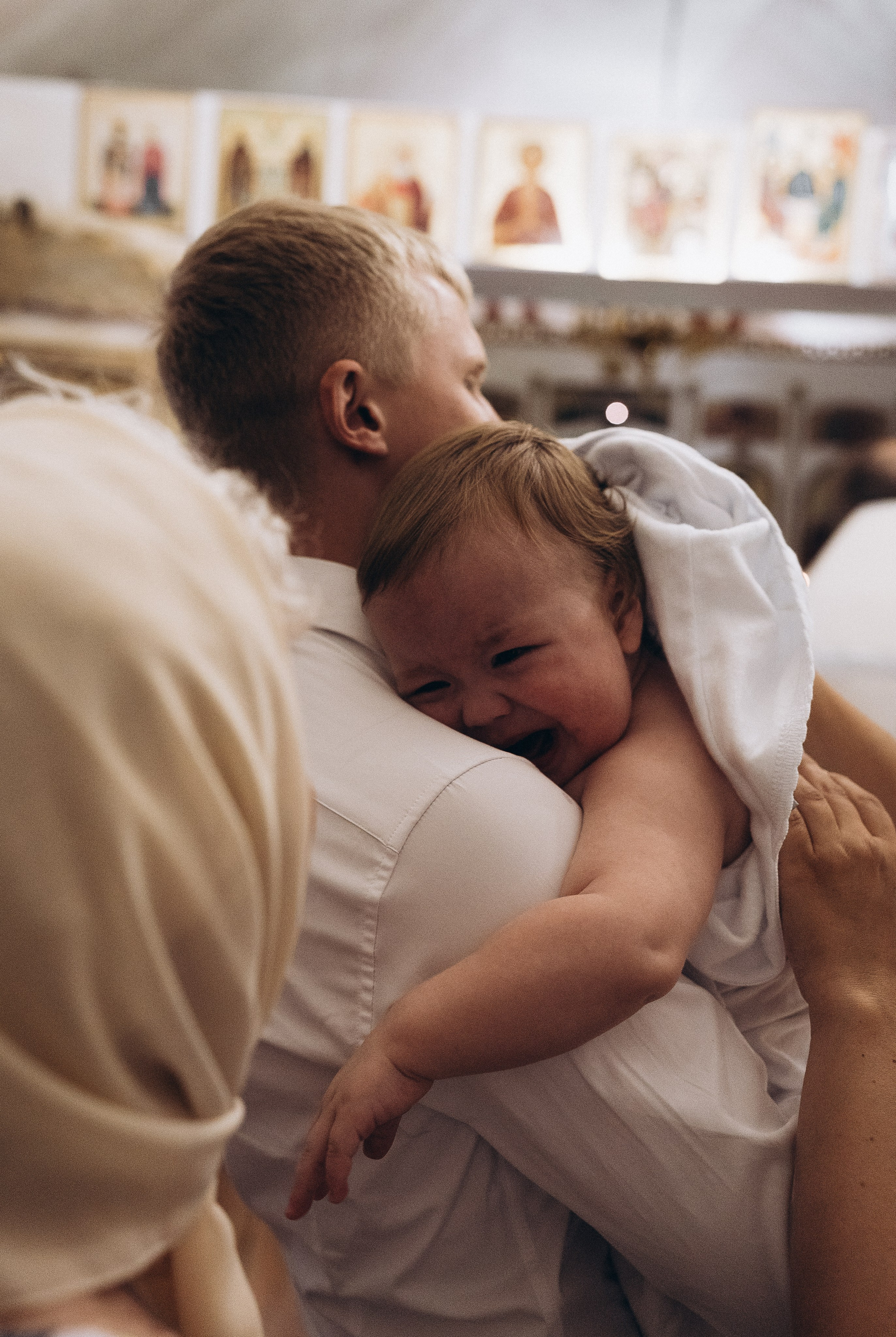 Крещение Михаила в Свято-Никольском храме. Семейный и домашний фотограф в Уфе Ирина Гарасюта