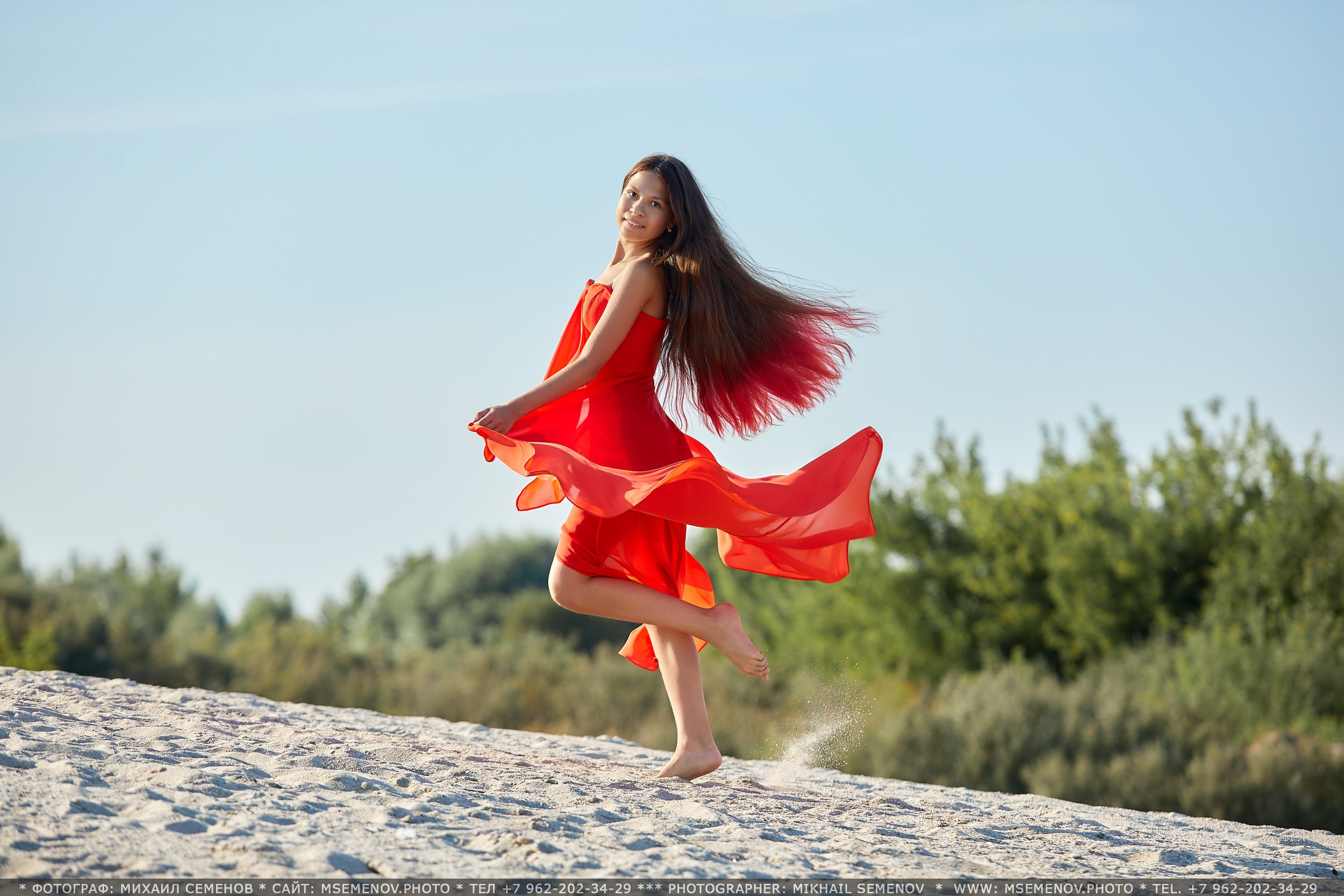 Фотосессия сестер на пляже Фотограф Михаил Семенов,  г. Ярославль