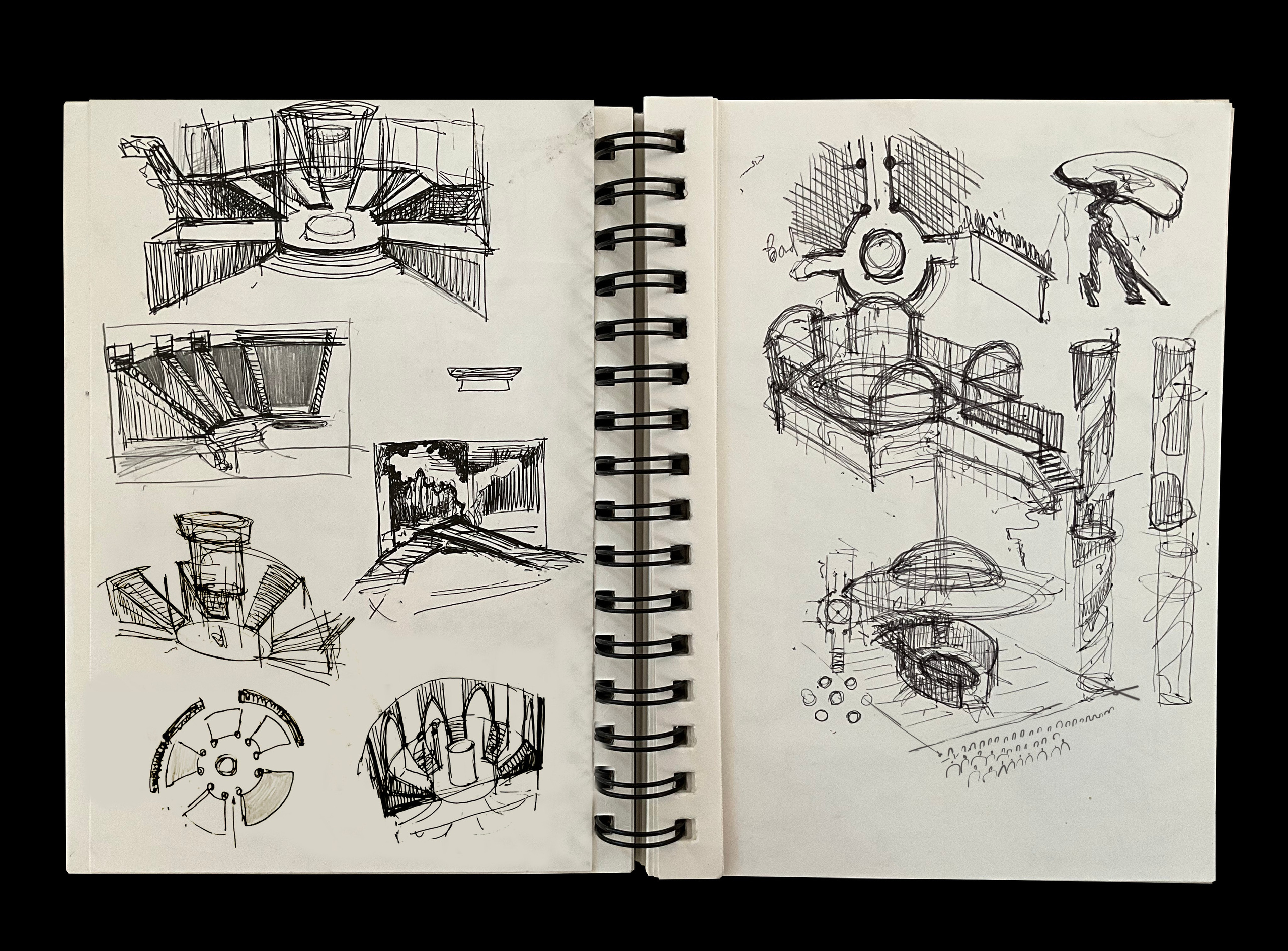 SKETCHBOOK. Munina Dina. Set design portfolio