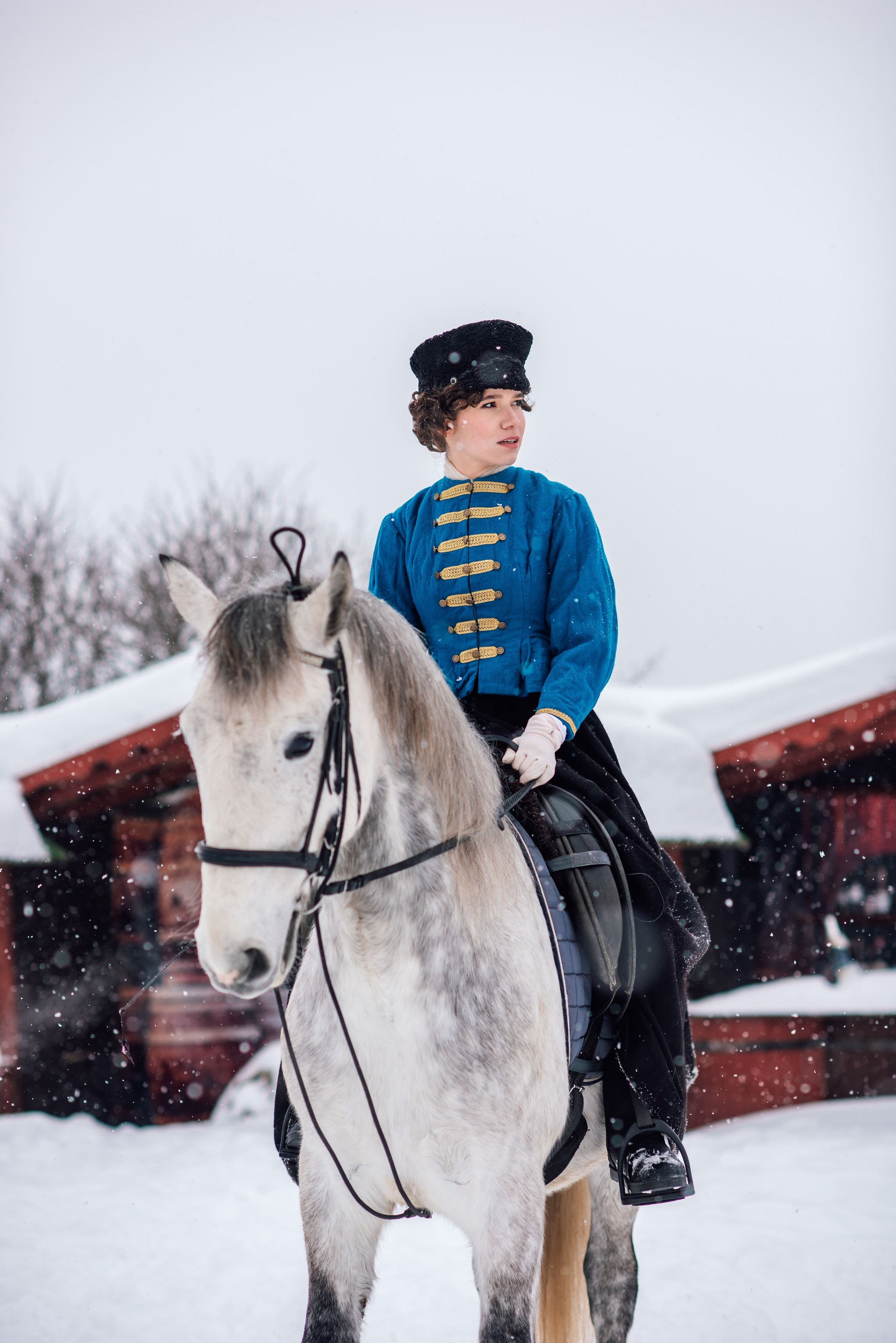 Зимняя парфорсная охота. Фотограф Диана Вальтер