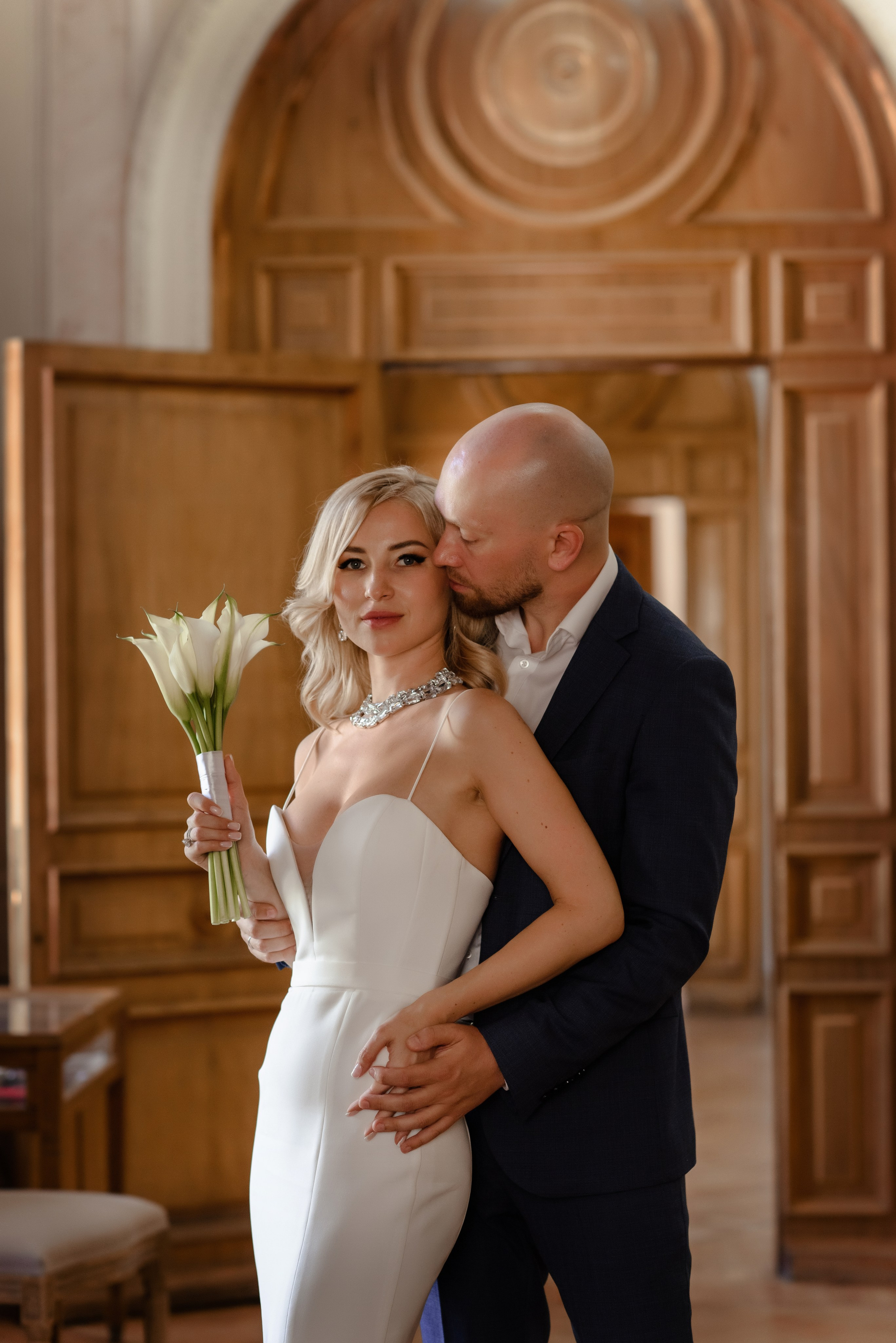 Свадьба в библиотеке Пушкина. Фотограф Диана Вальтер