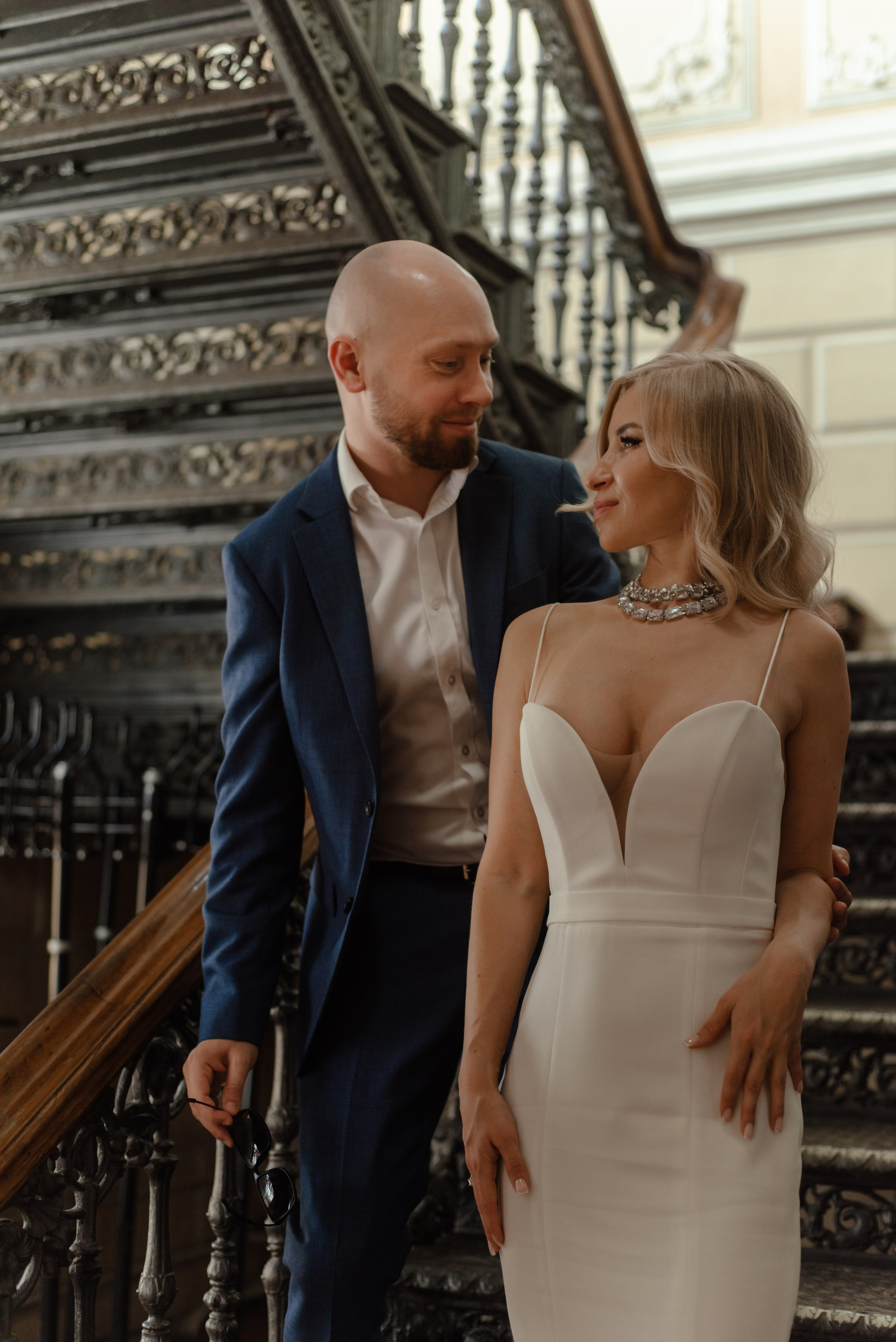 Свадьба в библиотеке Пушкина. Фотограф Диана Вальтер