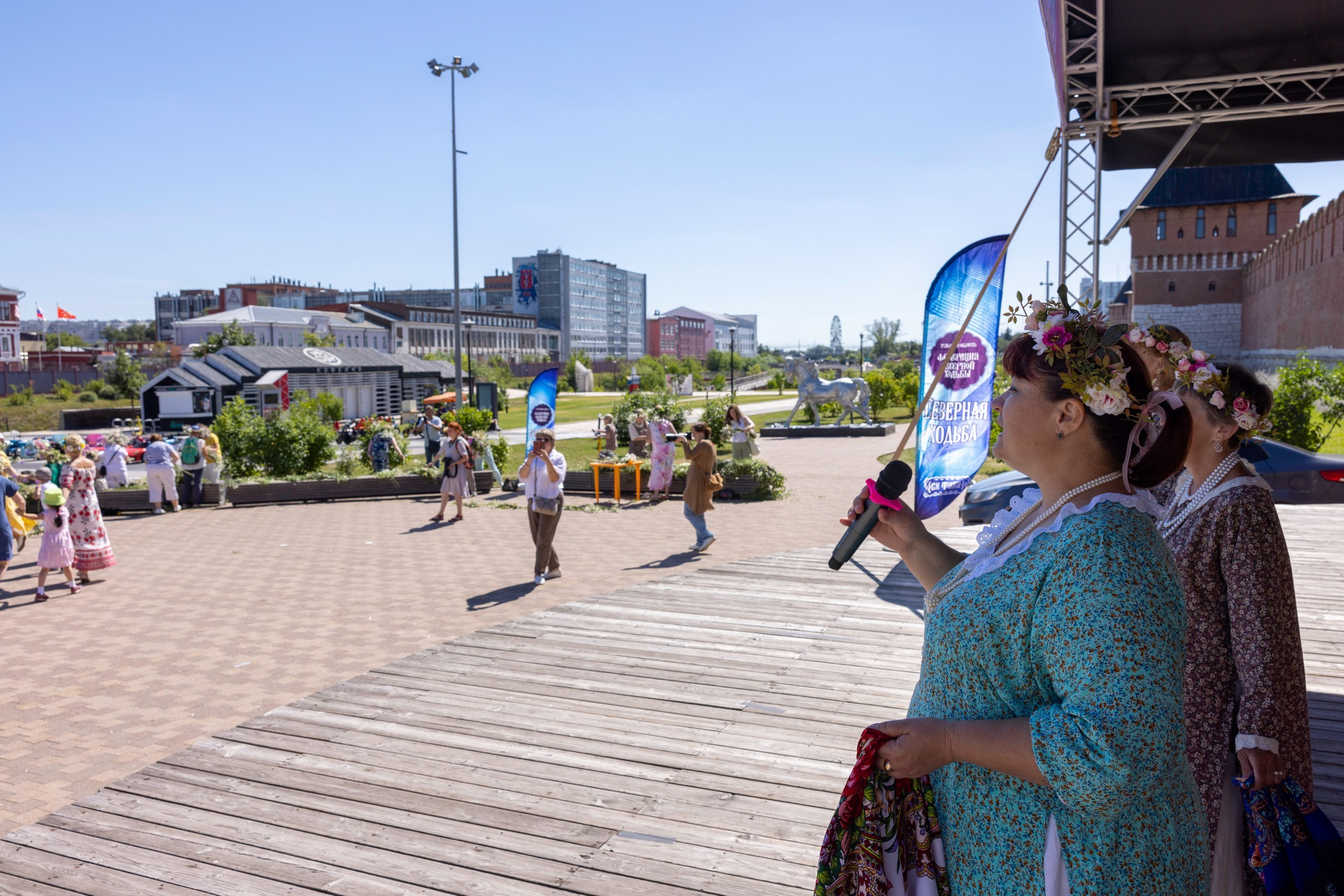 Фестиваль «Ромашковый хоровод». Северная ходьба. Фотограф в Туле Крупский АнДРей. Фотостудия «КАДР71» в Туле