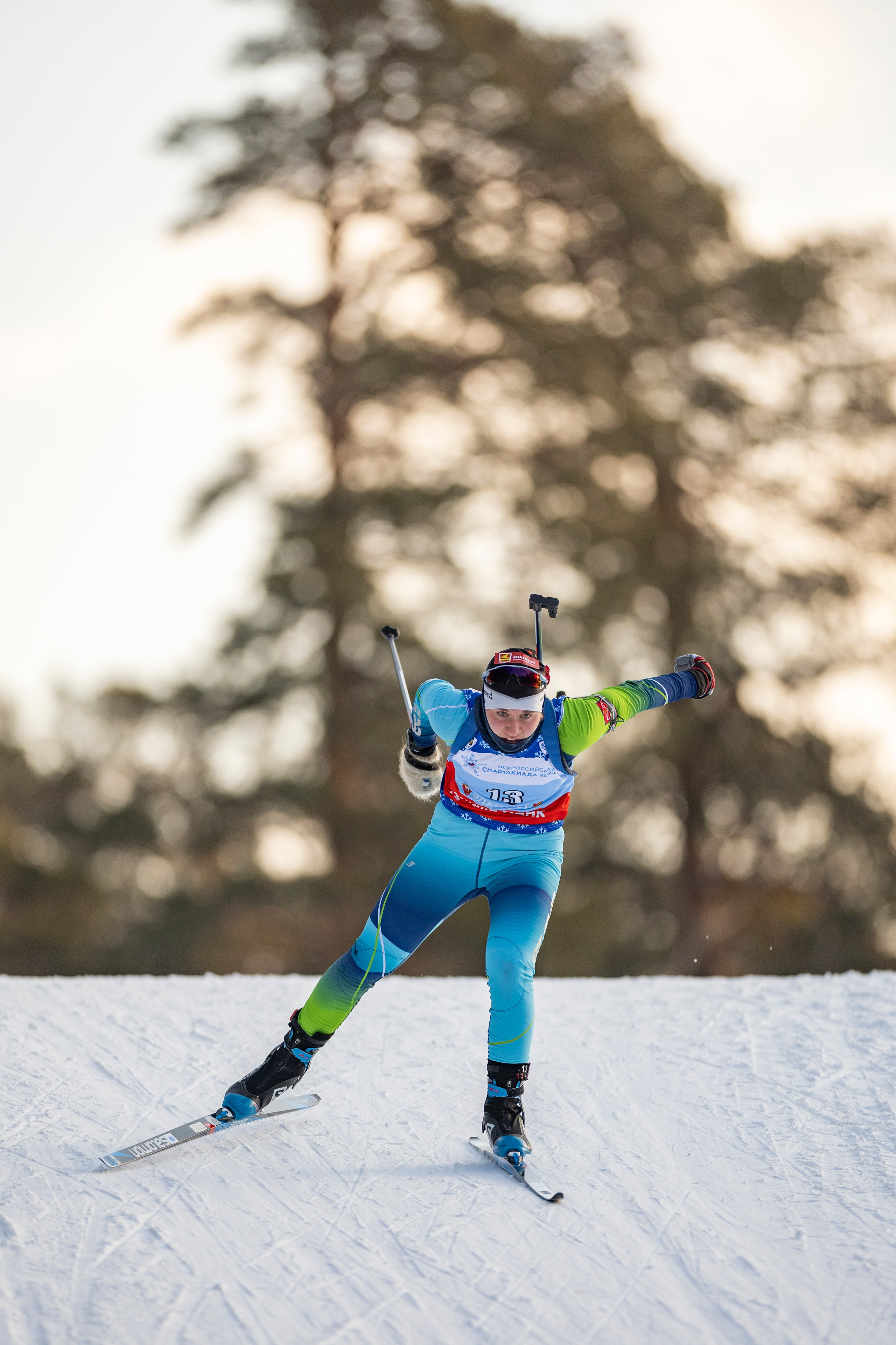 Всероссийская спартакиада по биатлону. Спринт. Женщины. Спортивный репортажный фотограф Казань Нафис Сиразетдинов
