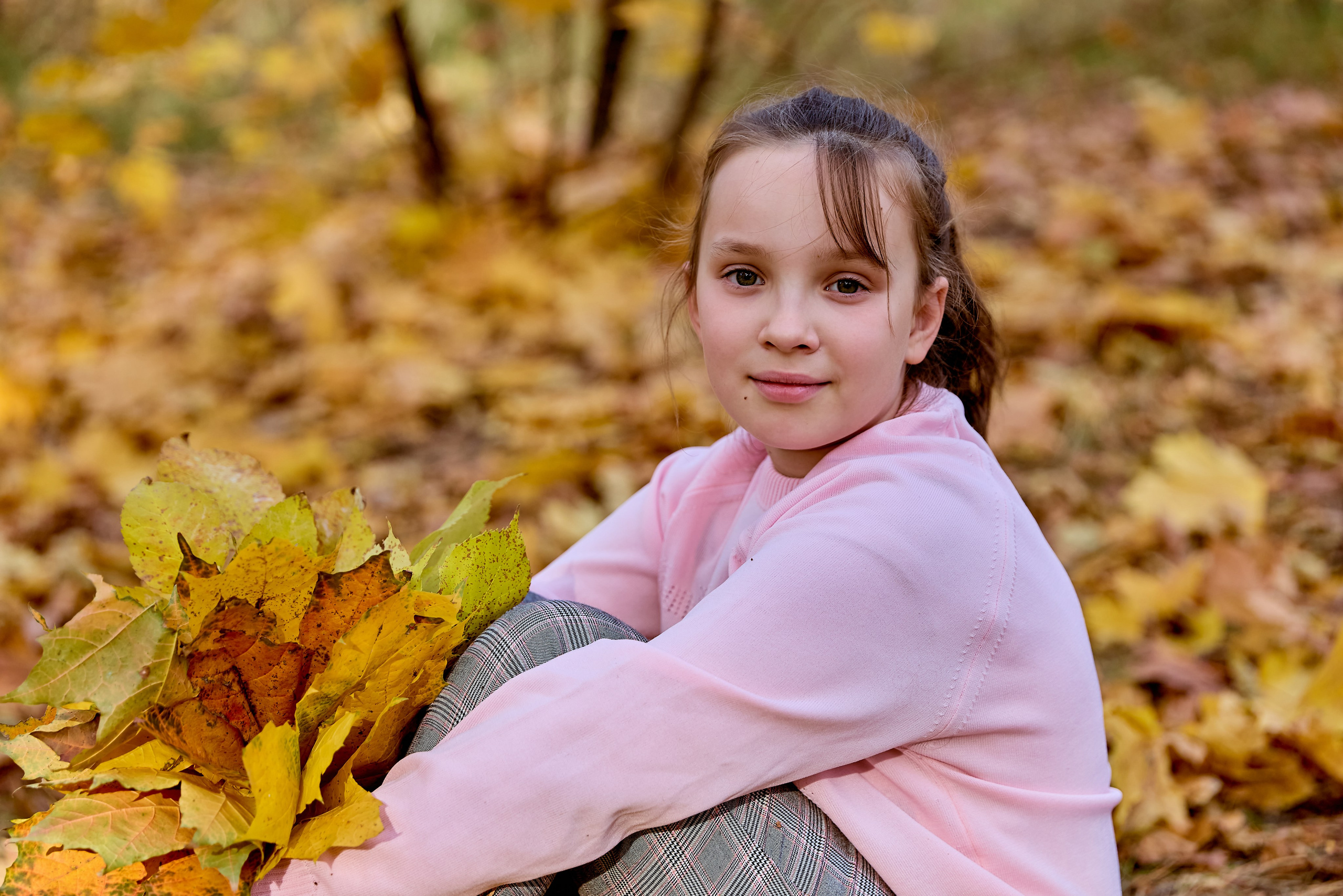 Золотая Осень школьная фотосессия