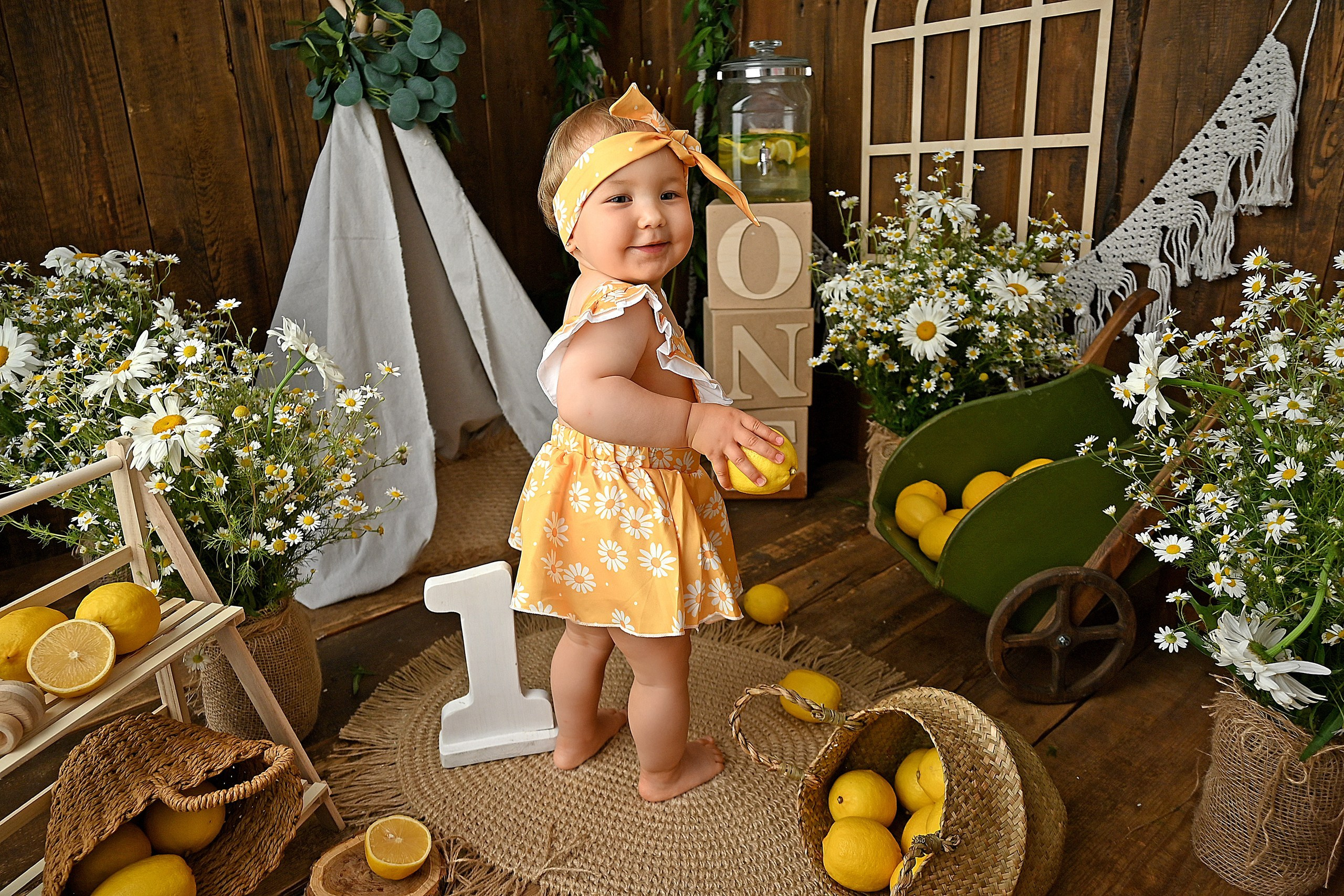 Ромашки&лимоны. Детская фотостудия «Ягоза»