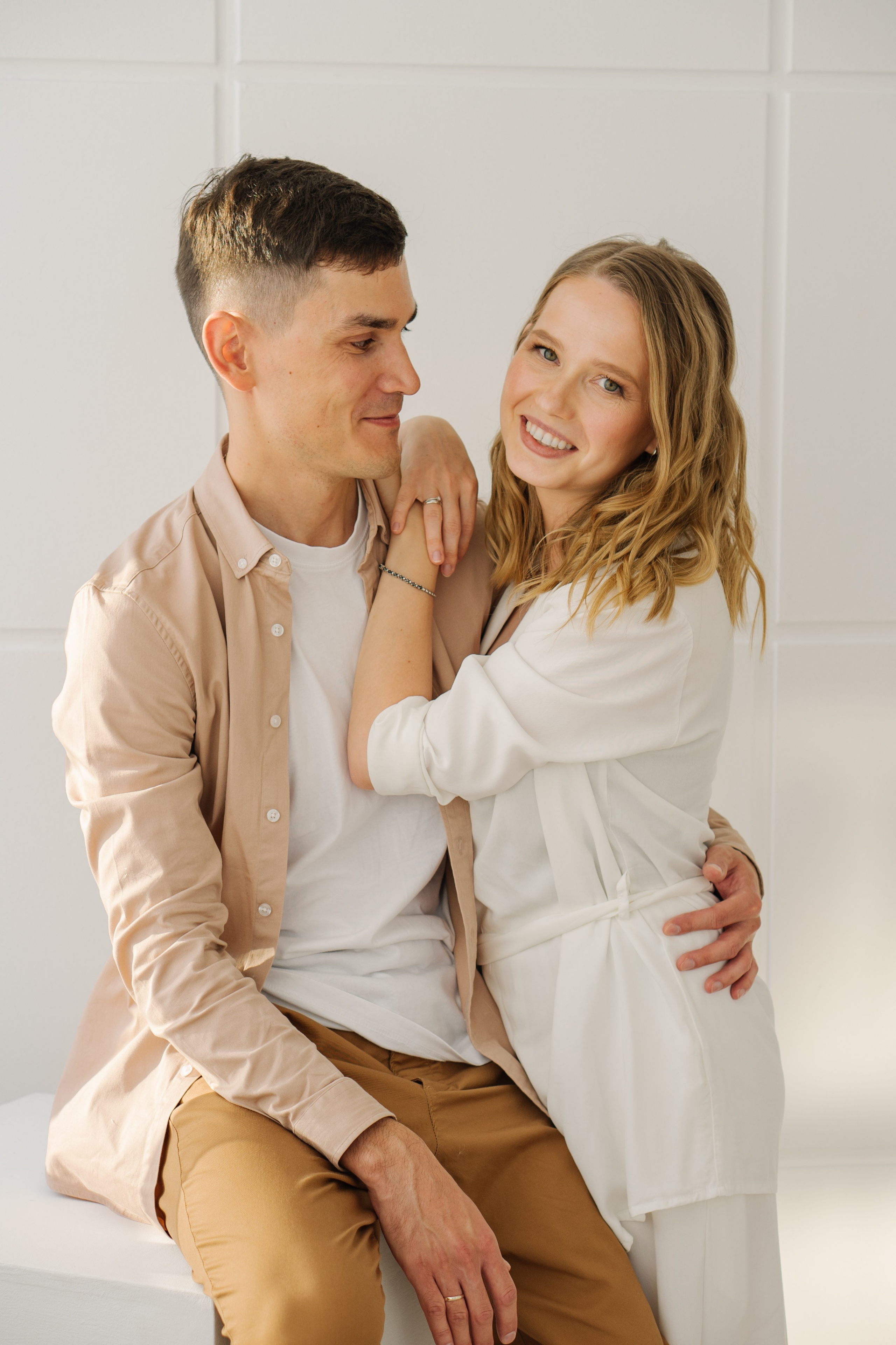 Семья Р. в фотостудии. Фотограф Ольга Игорева