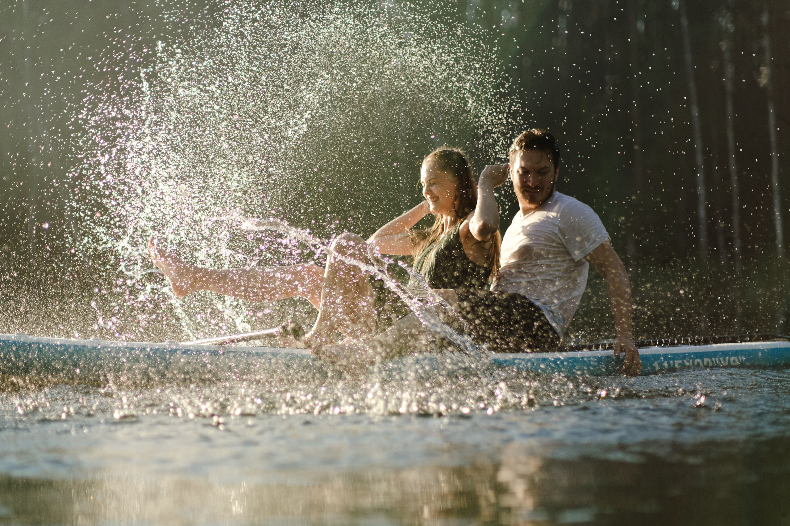 Петя и Лина, на сапах. Интерьерный фотограф и видеограф в Санкт-Петербурге Вадим Балбашевский