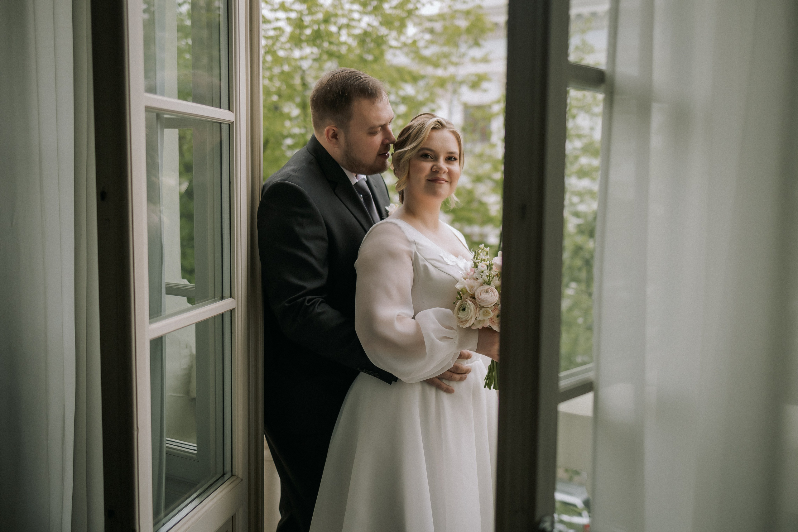 Анастасия и Сергей. Свадебная прогулка. Свадебная фотография. Арина Рубах