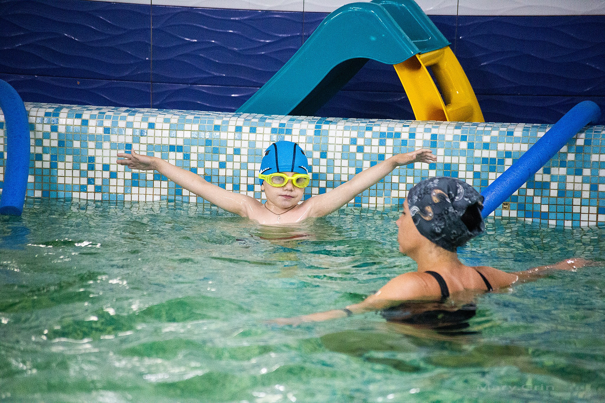 Плаванье. Детский бассейн. Детский и семейный фотограф, фотограф мероприятий Нижний Новгород