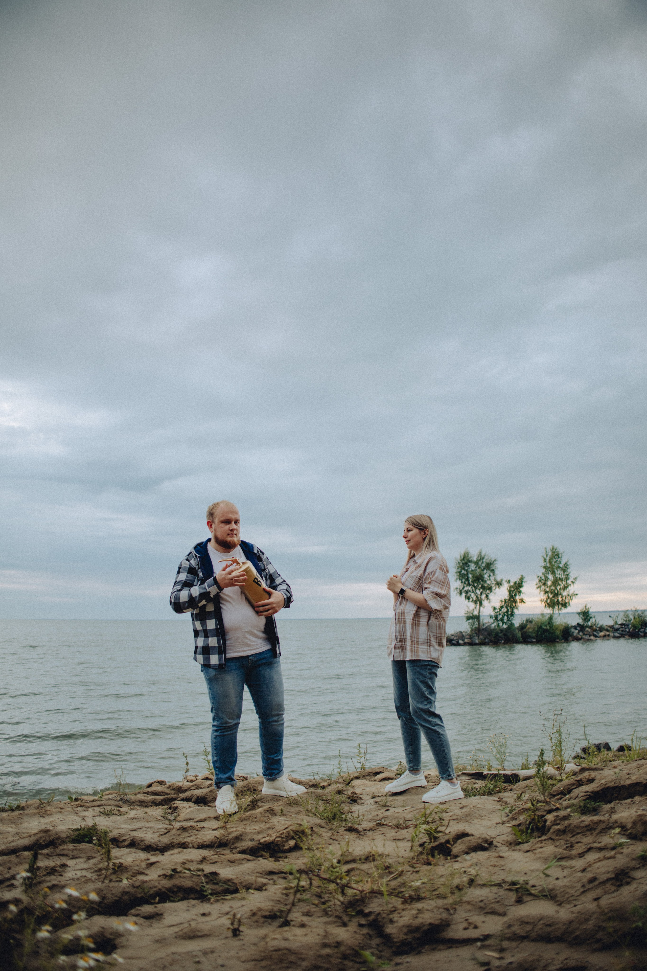 Для Ники | гендер-пати на берегу 🩷💙. Портретный фотограф в Новосибирске