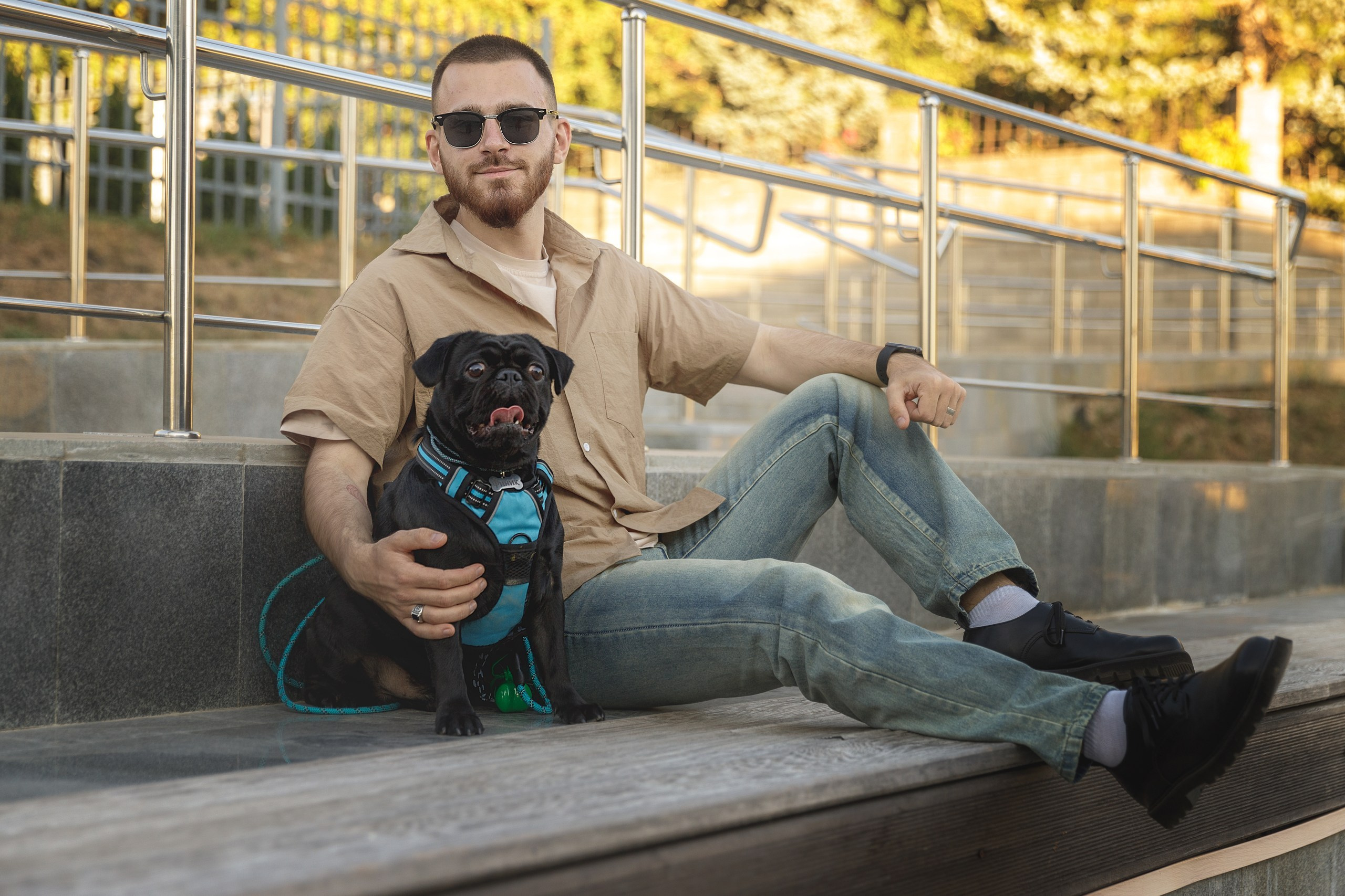 Ольга, Степан и Финик. Фотограф-анималист в Калуге Мария Шерскова