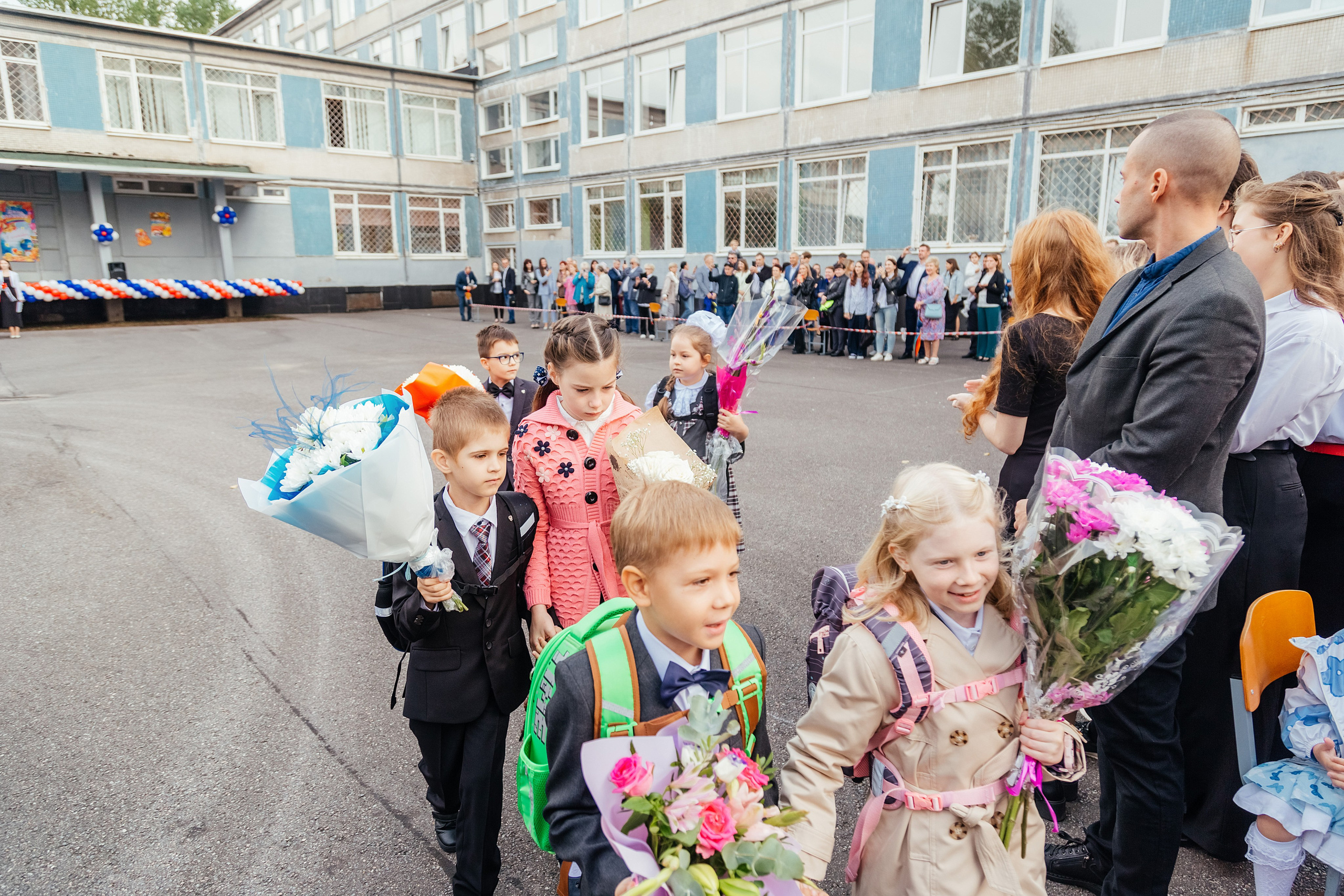 1 сентября, 1 класс. Семейный фотограф Любовь Саркеева