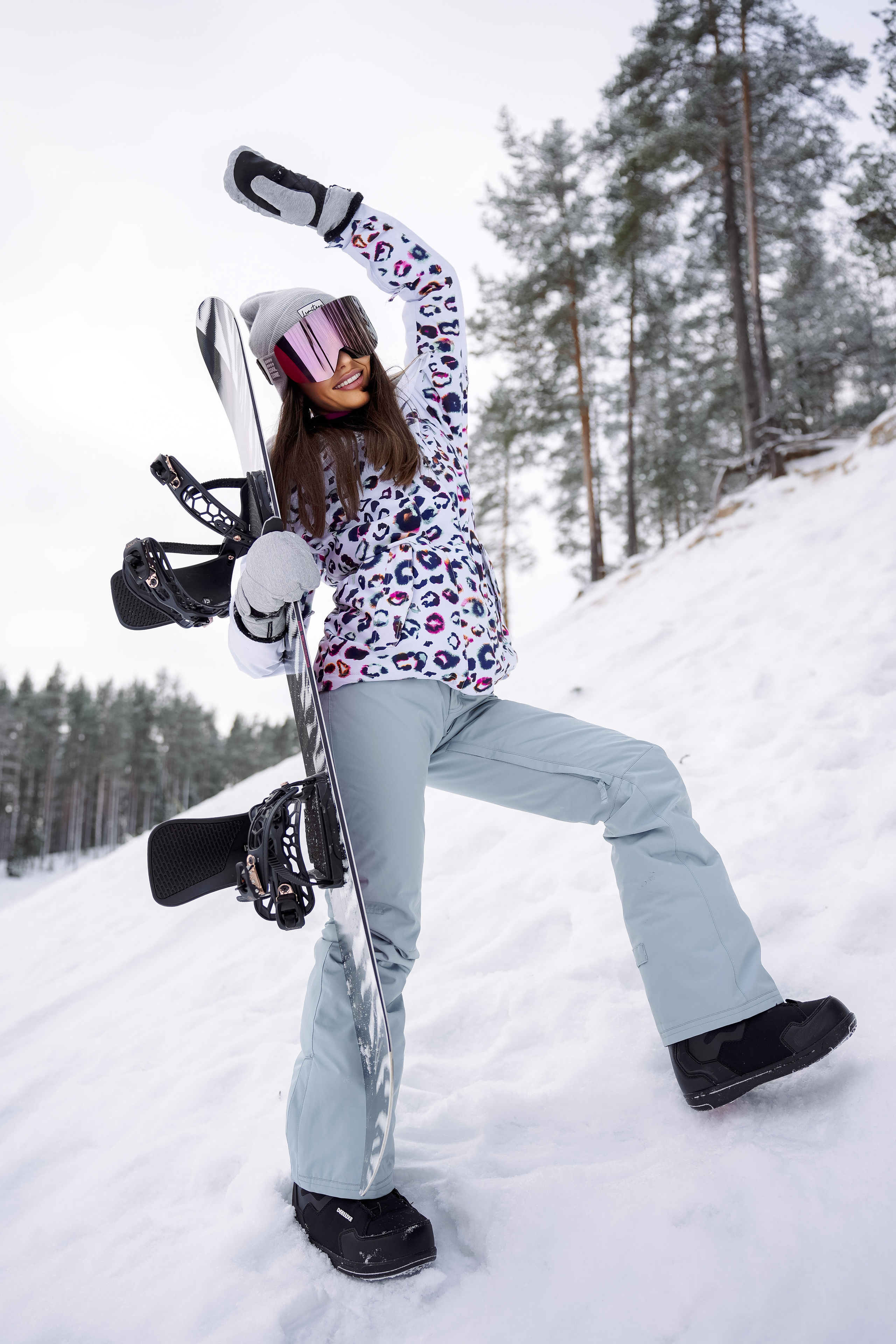 Пухтолова гора. Ксения на сноуборде. Главная