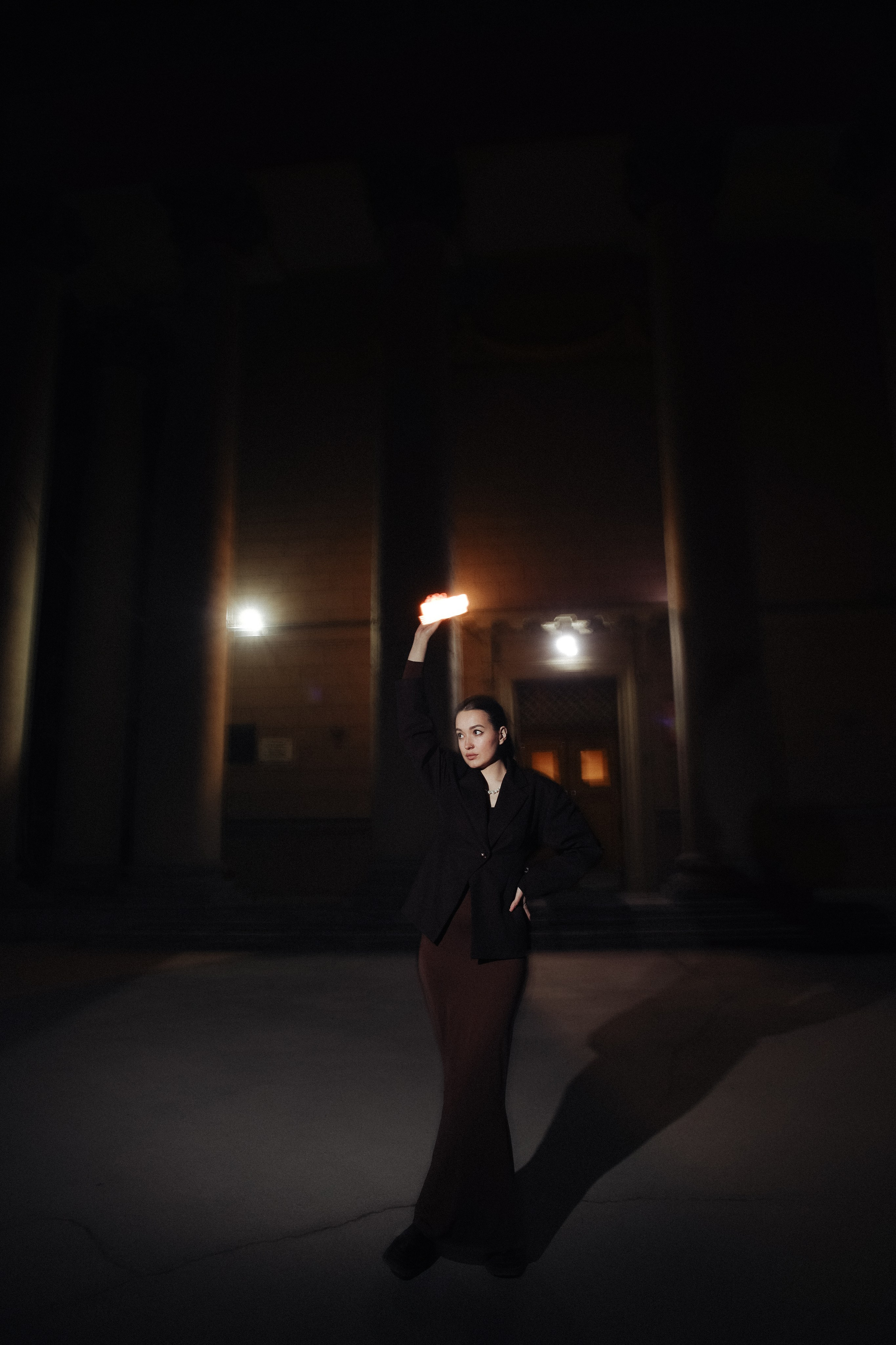 Ночная прогулки. Индивидуальный фотограф Новосибирск Настя