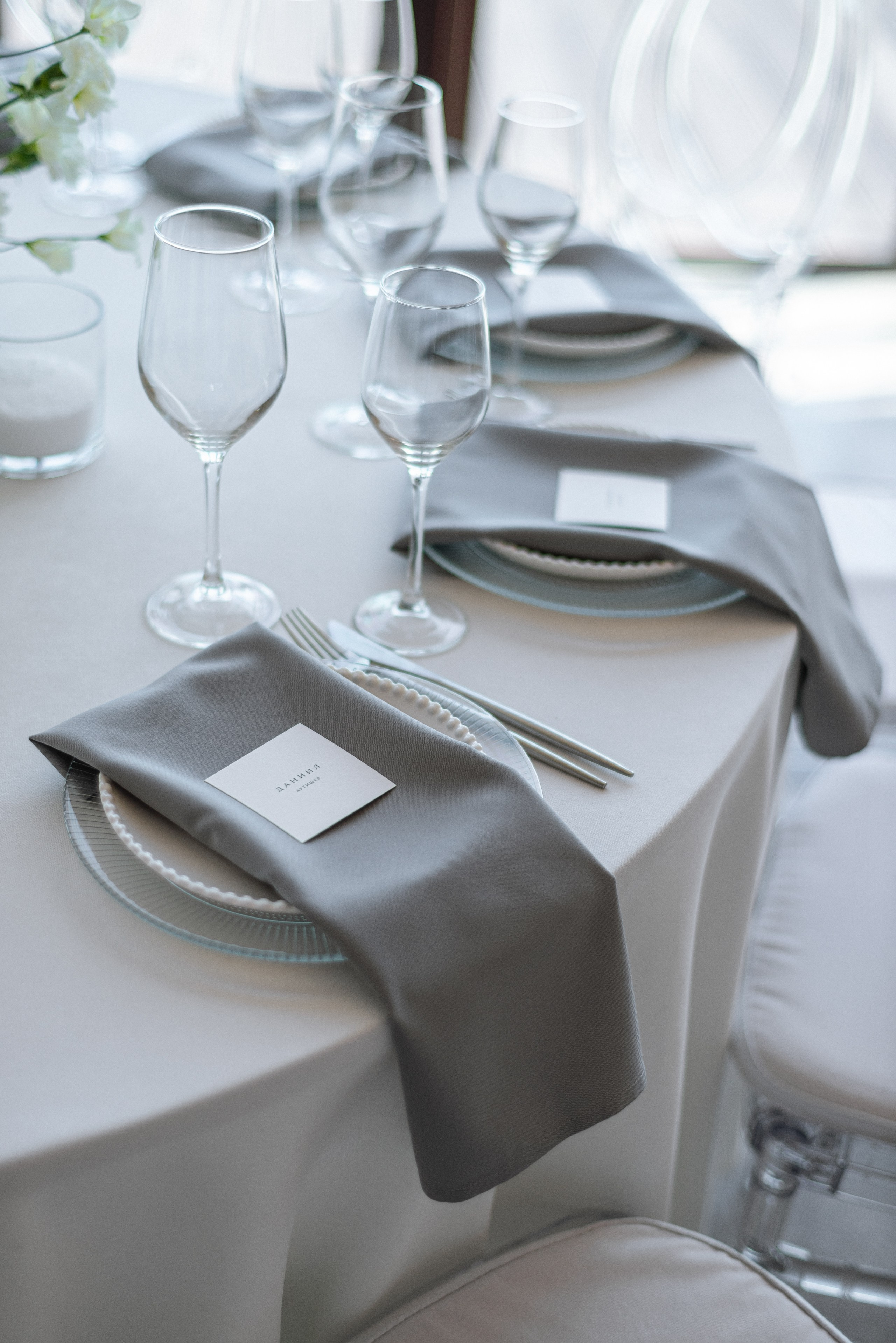 элегантный свадебный декор