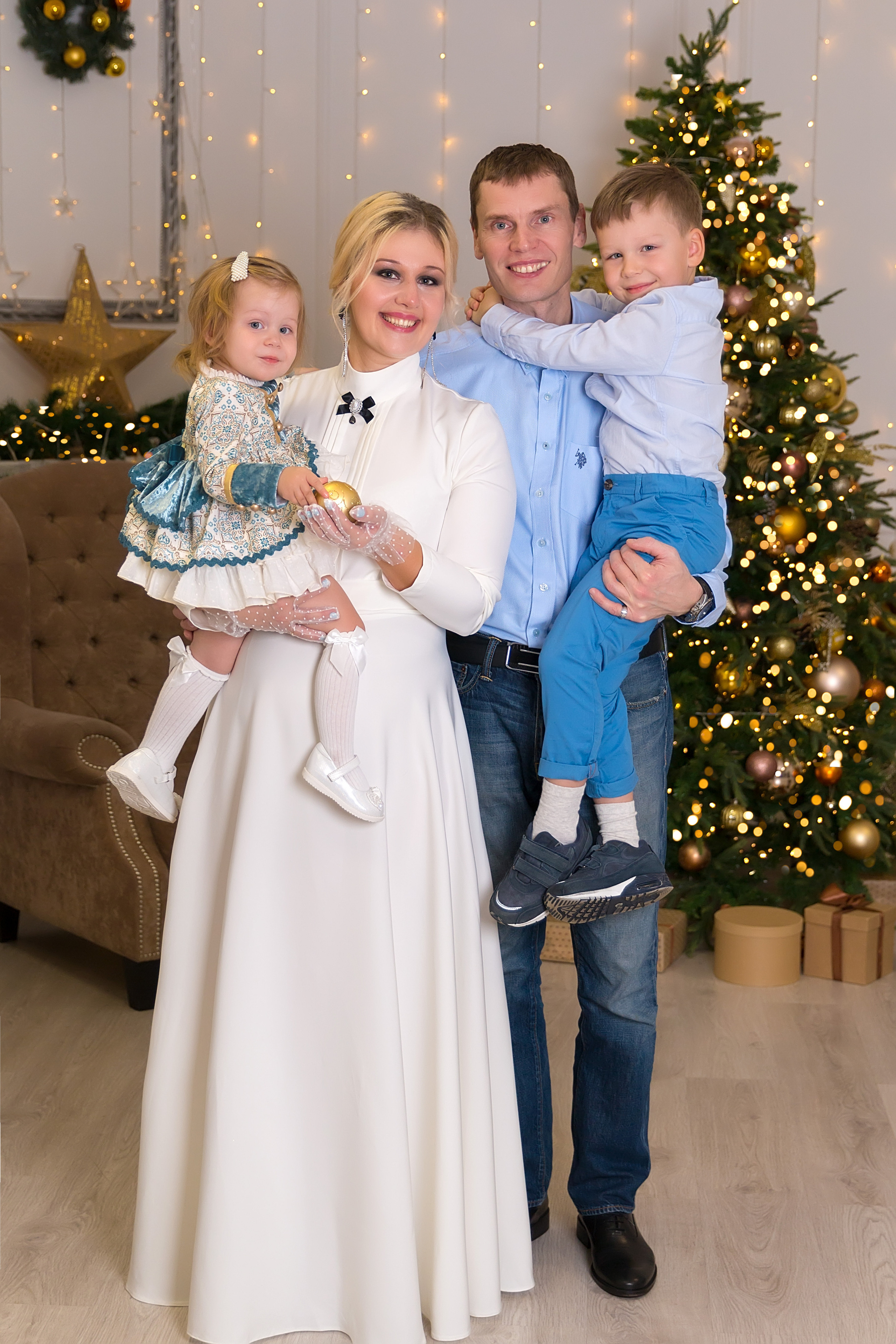 Новогоднее настроение замечательной семьи!. Семейный и детский фотограф в Москве Екатерина Лебедева