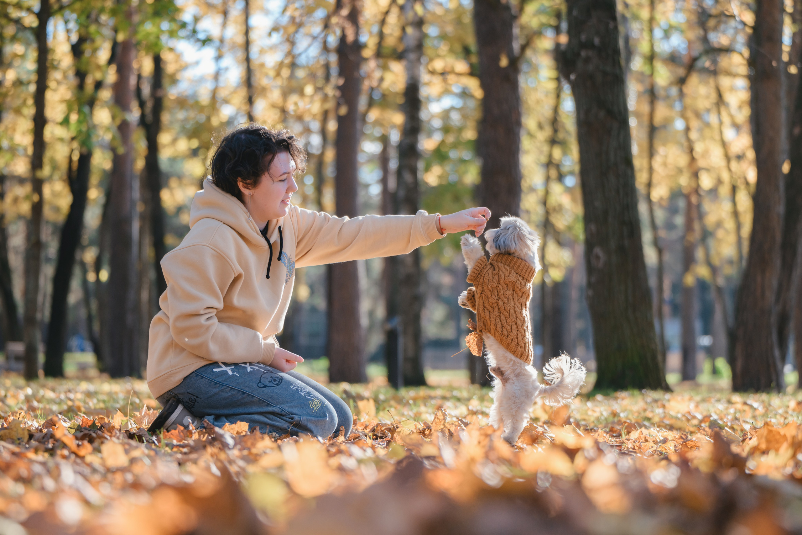 Ирина и Винни. Фотограф Анималист в Москве Анастасия Жучкова