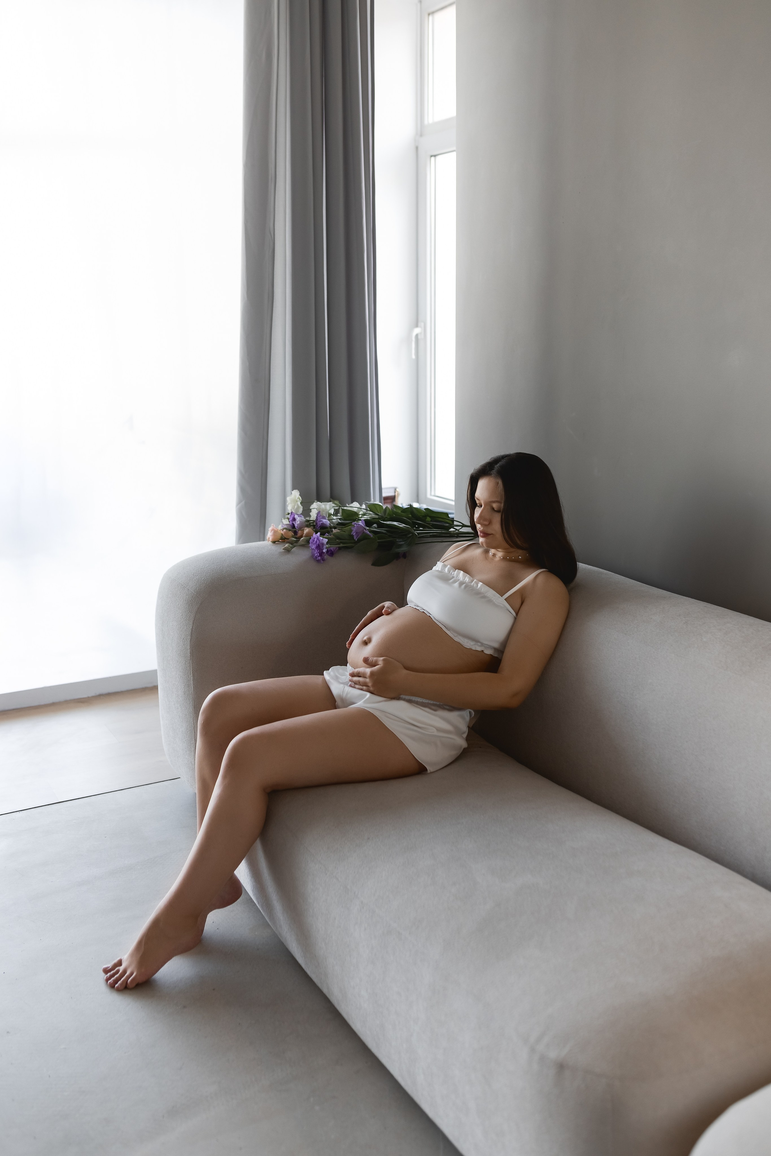 Фотосессия беременности в студии. Фотограф в Белгороде|Юлия oohphotojulii|Семейный и персональный фотограф