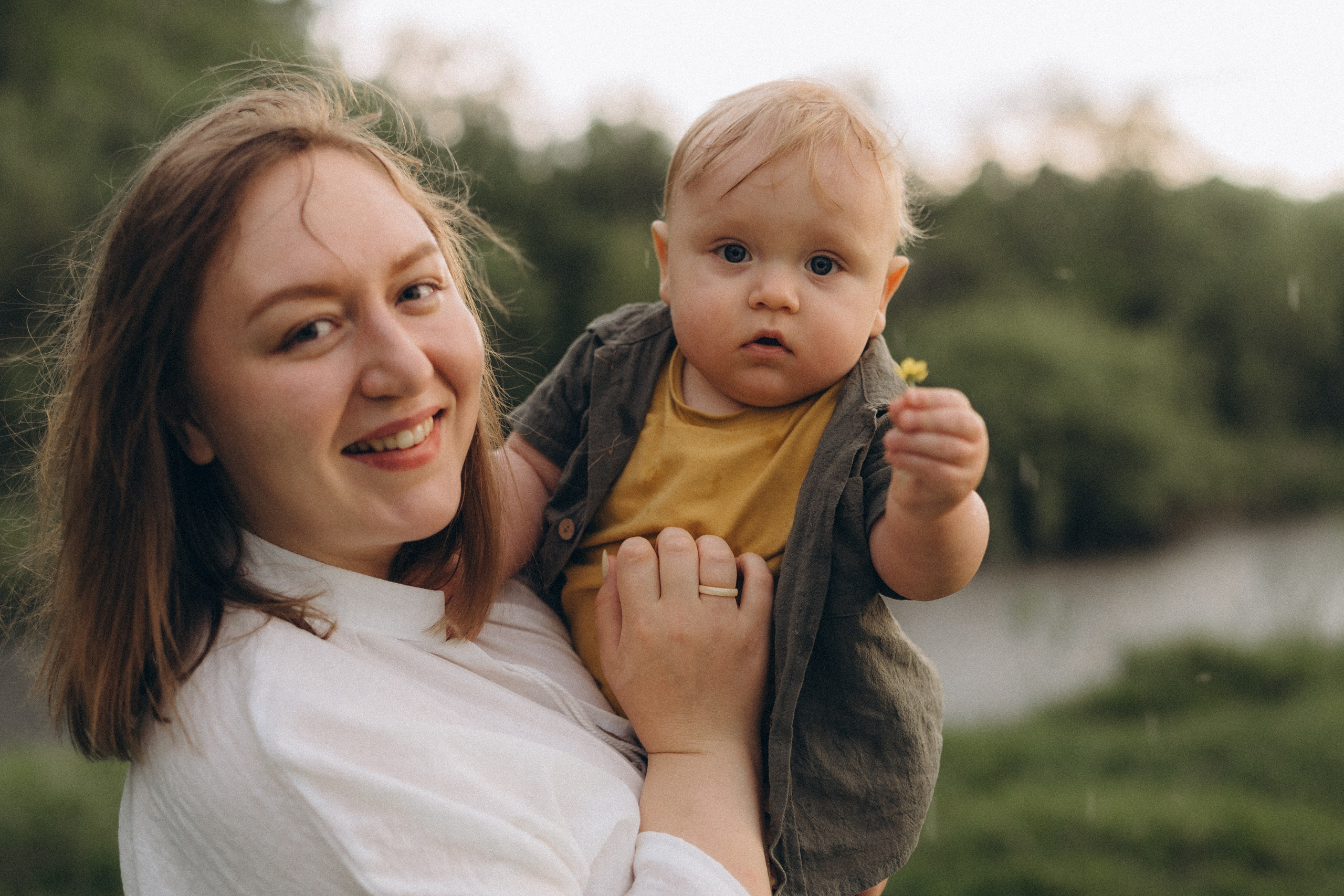 Первый год и первый дождь. Семейный фотограф в Ангарске/ Иркутске