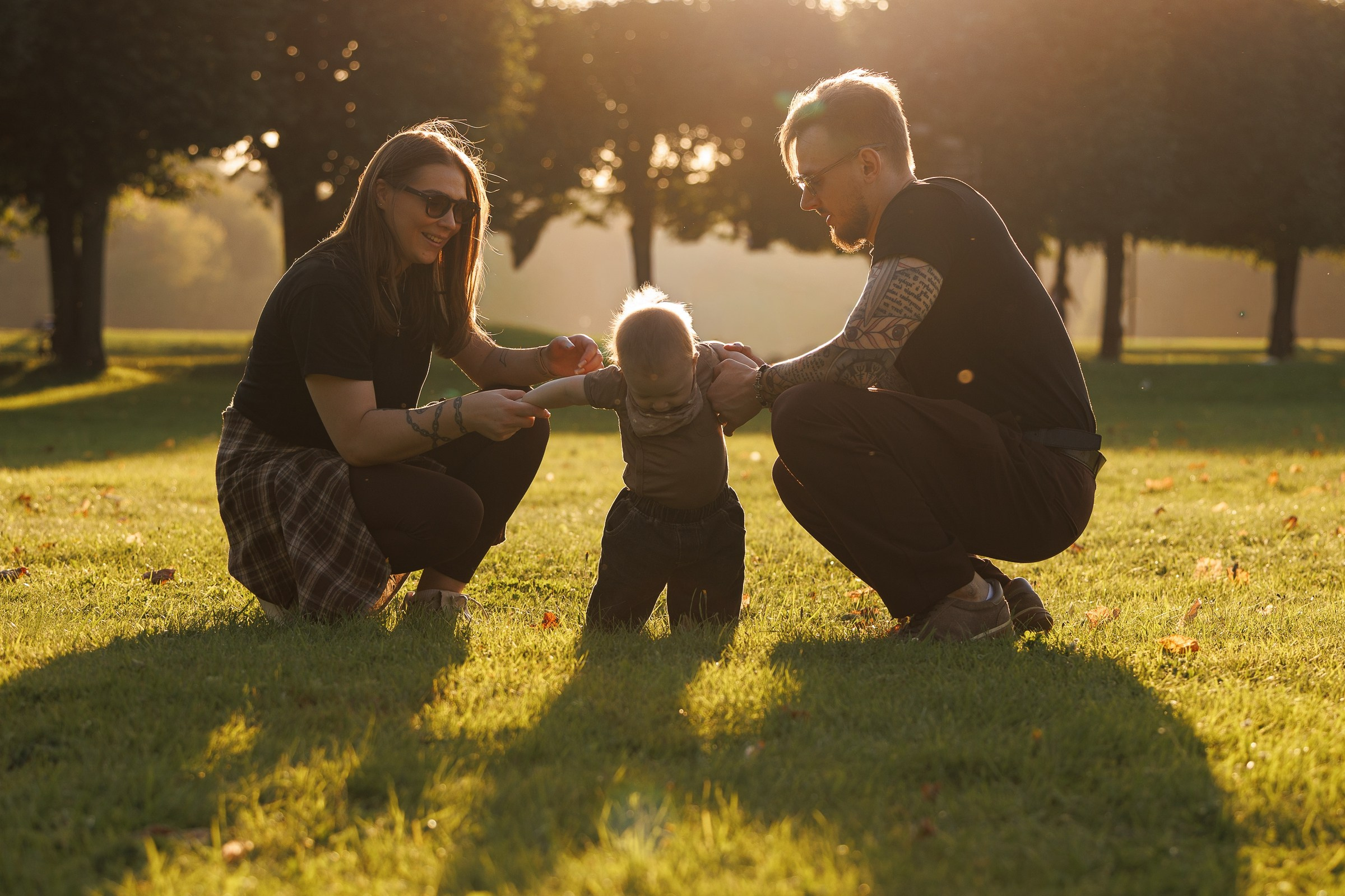 На закате в Кусково. Свадебный и семейный фотограф Савельева Дарья